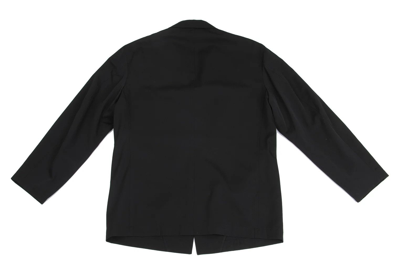 Yohji Yamamoto Yohji Yamamoto Wool Gabardine Jacket Black M Size US M / EU 48-50 / 2 - 11 Thumbnail