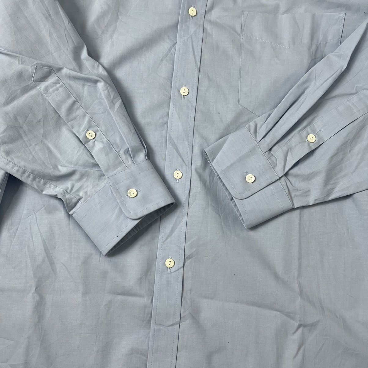 Issey Miyake × Japanese Brand × Vintage Issey miyake design studio plain shirt Size US L / EU 52-54 / 3 - 7 Thumbnail
