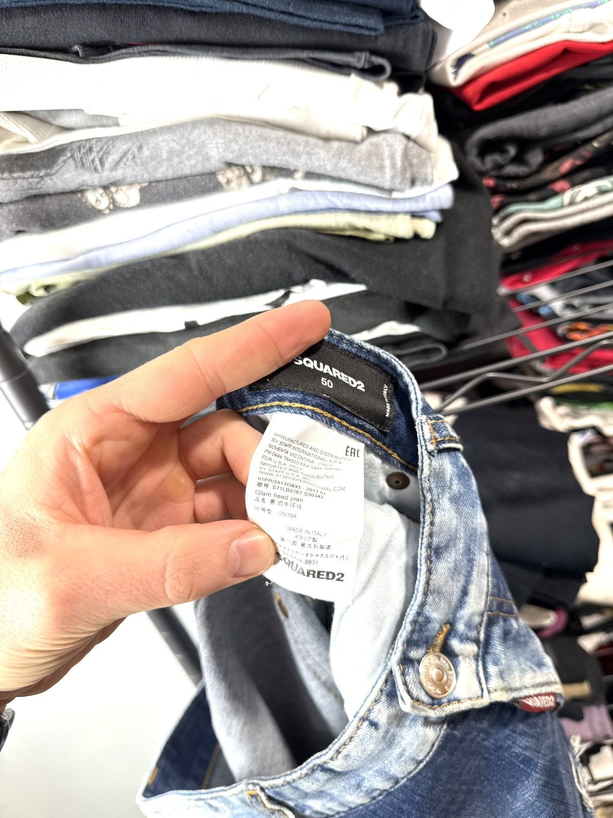 Dsquared2 Crazy Distressed Dsquared2 Vintage Denim Pants Patchwork Size US 36 / EU 52 - 13 Thumbnail
