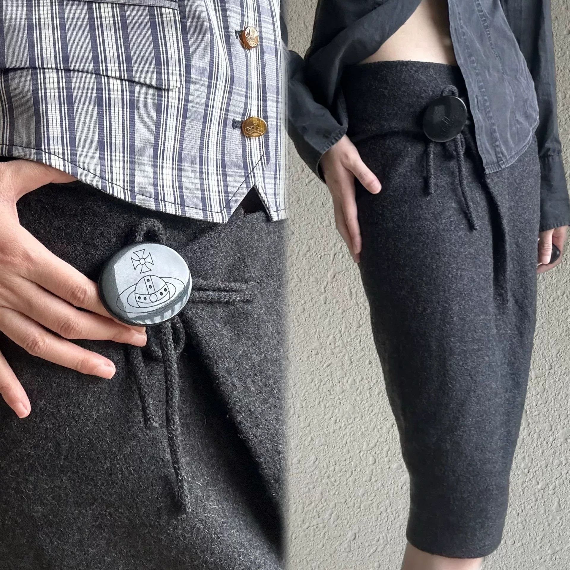 Vivienne Westwood Vivienne Westwood Vintage Saturn Button Skirt Size 27" / US 4 / IT 40 - 1 Thumbnail