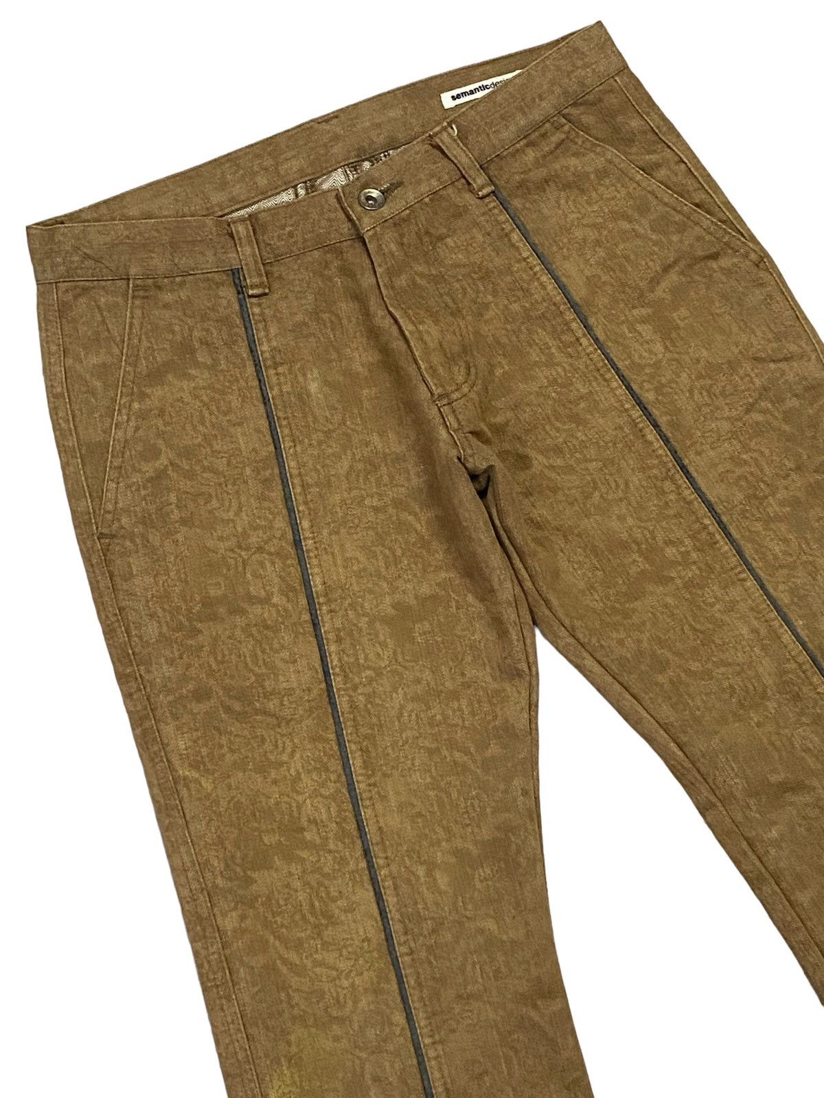 semanticdesign Vintage SemanticDesign Flowers Printed Flare Jeans Size 30" / US 8 / IT 44 - 16 Thumbnail