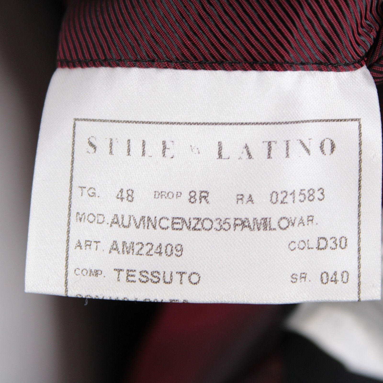Other Stile Latino Suit Size US 38 Regular in Black Size 38R - 9 Thumbnail