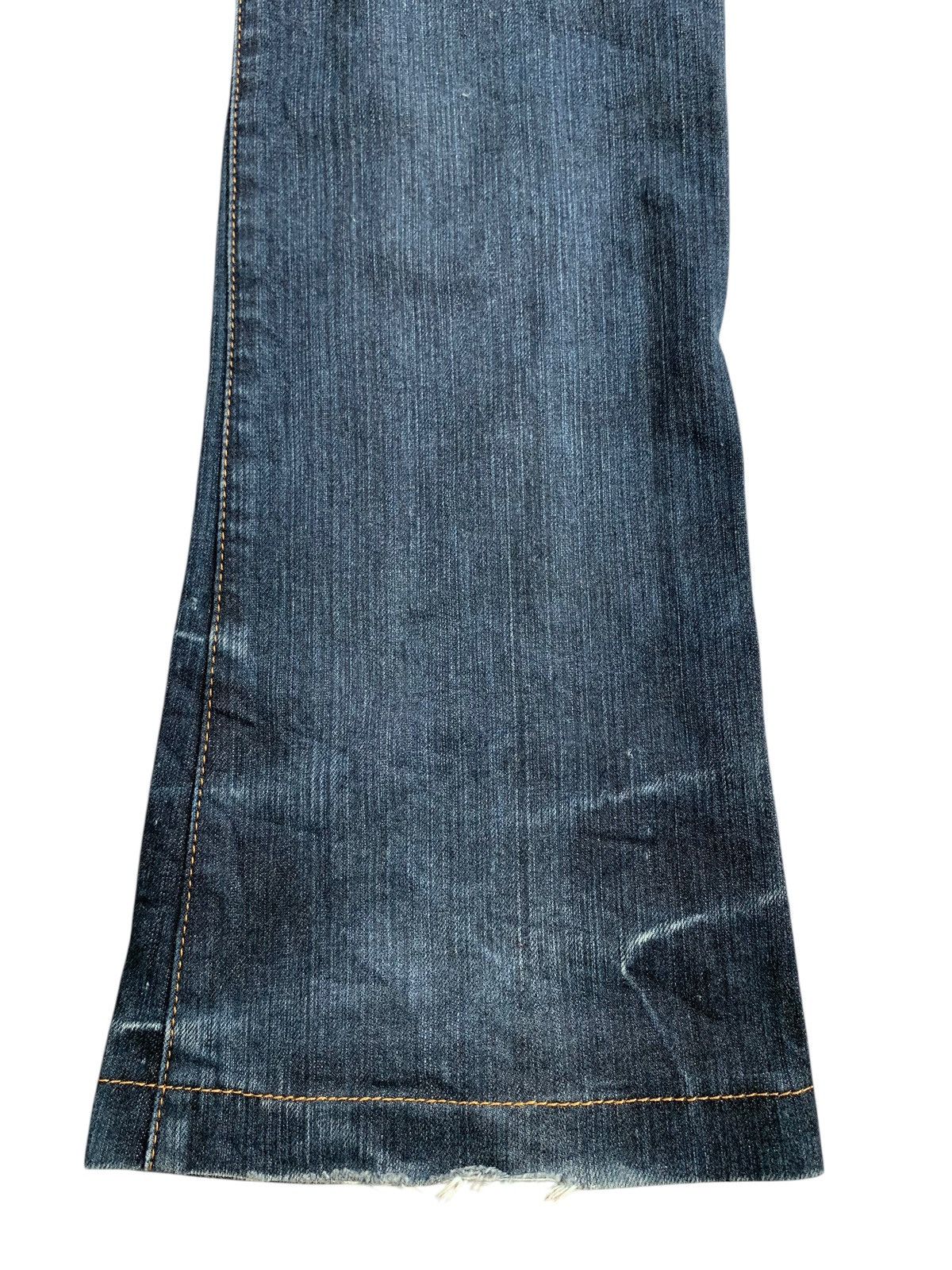 Obelisk Obelisk Archive Edo Black Flared Indigo Mudwash Denim Size US 32 / EU 48 - 22 Thumbnail