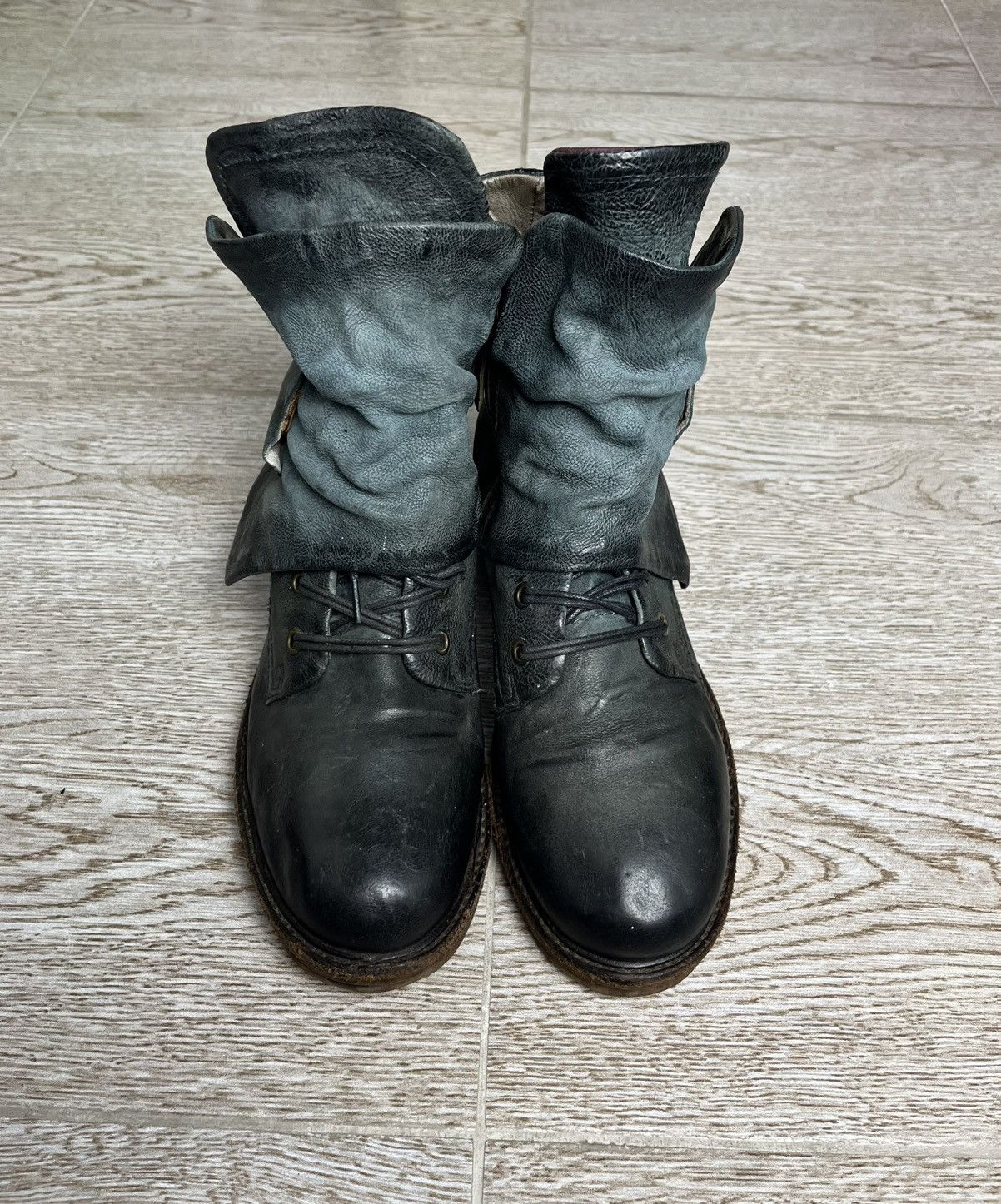 A.S.98 A.S 98 Avant Garde Leather Ankle Biker Belted Boots Women’s Size US 7 / IT 37 - 6 Thumbnail
