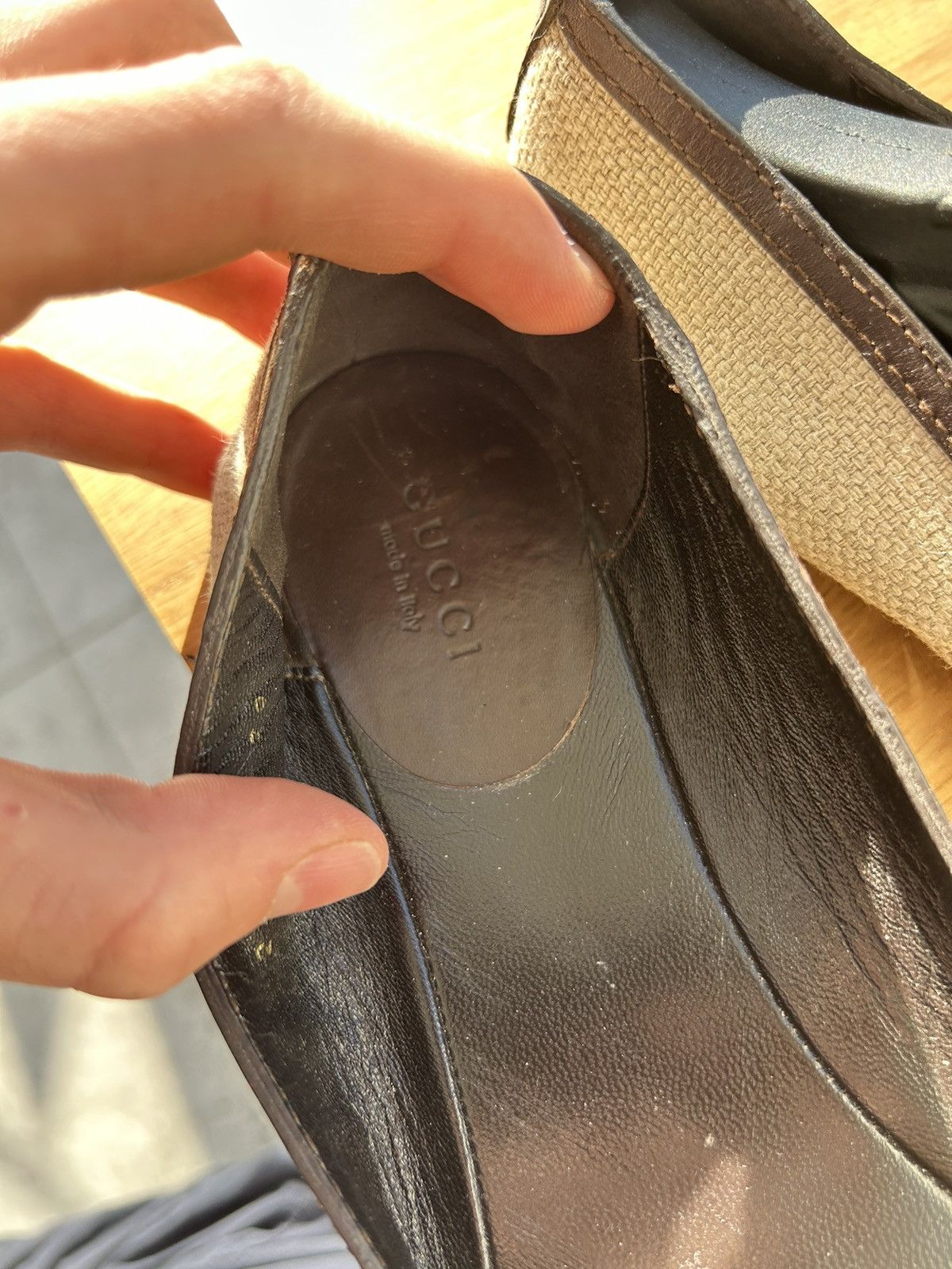 Gucci × Vintage Vintage Gucci Ballet Flats Ballerina Size US 9 / IT 39 - 8 Thumbnail