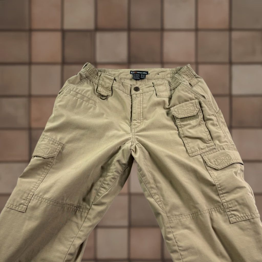 Vintage 5.11 Tactical Pants Womens Size 8 Beige Cargo Taclite Pro Ripstop Utility Pants Women Beige 5.11 Tactical XX Size 30" / US 8 / IT 44 - 1 Thumbnail