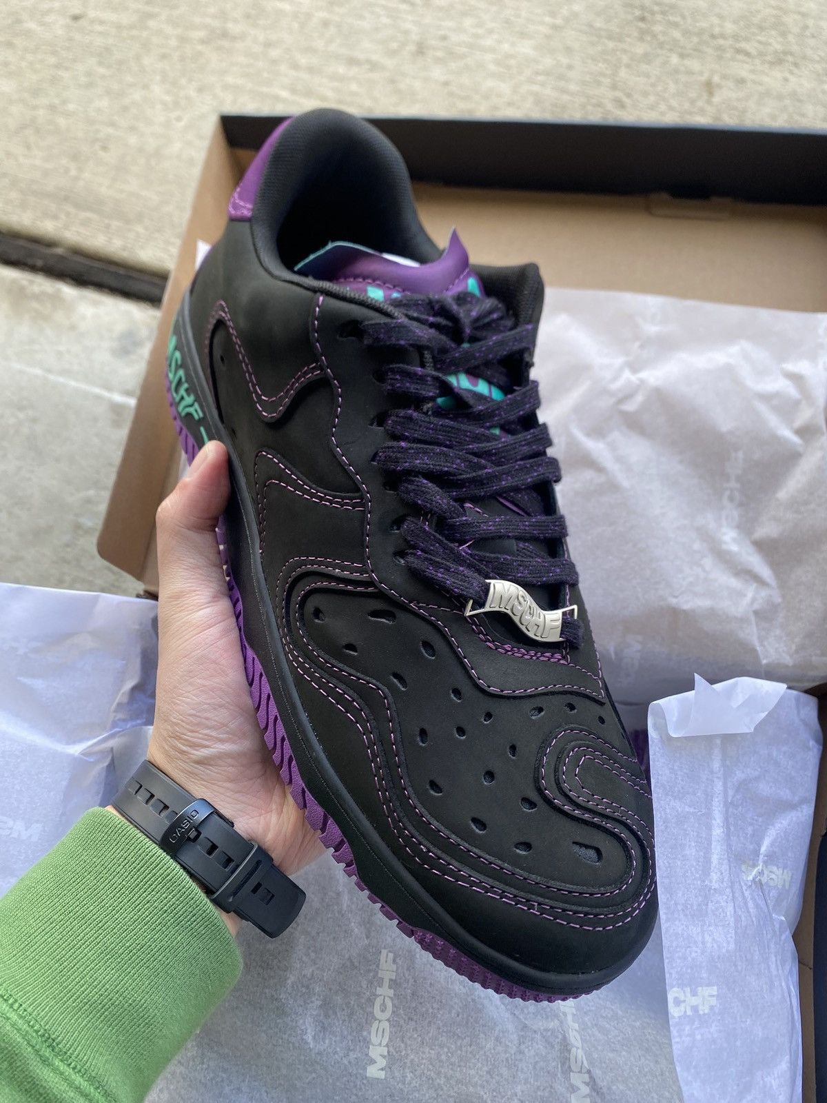 MSCHF Super Normal Shoe 2 Black Purple