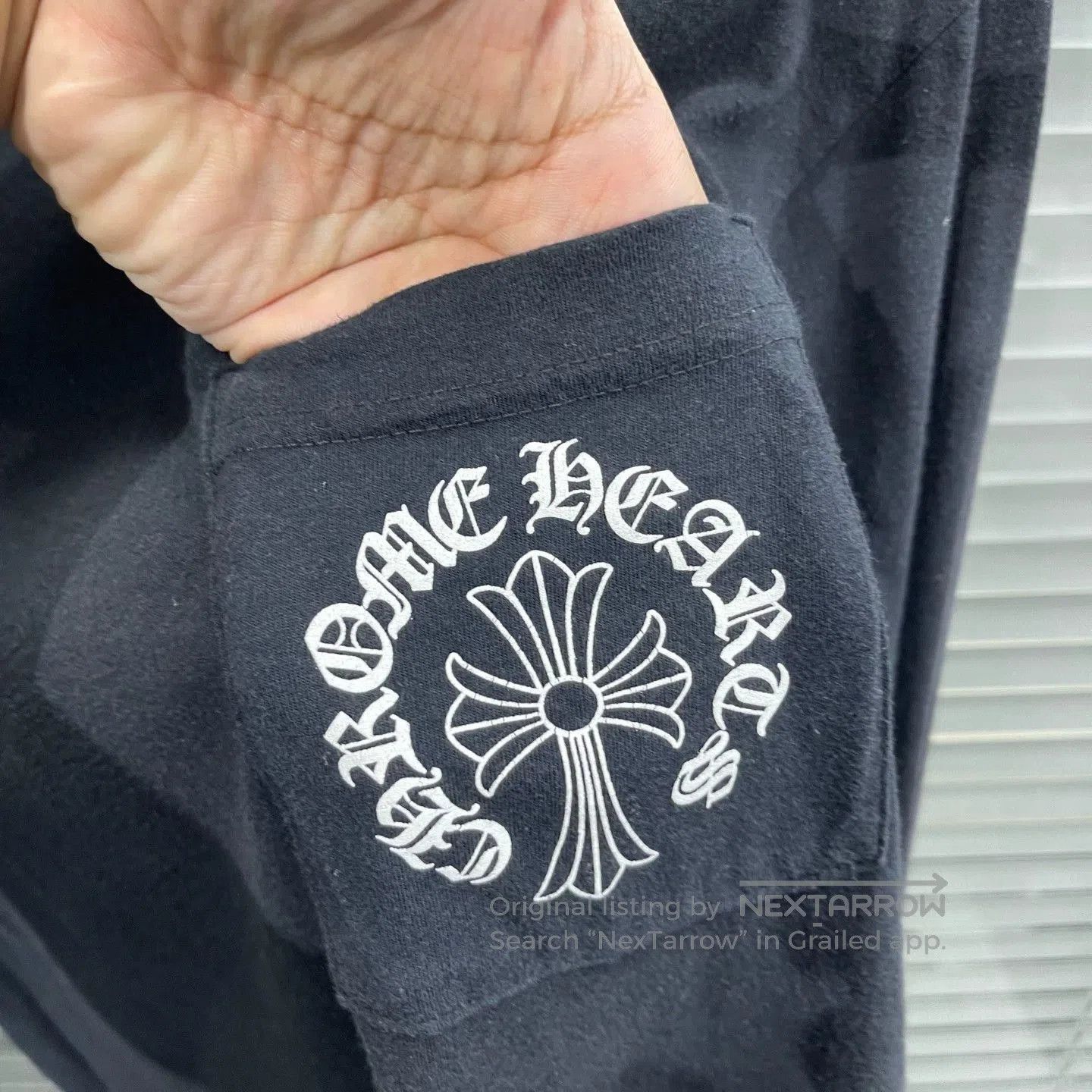 Chrome Hearts Black Long Sleeve Shirt with Pocket Design. Size US M / EU 48-50 / 2 - 4 Thumbnail