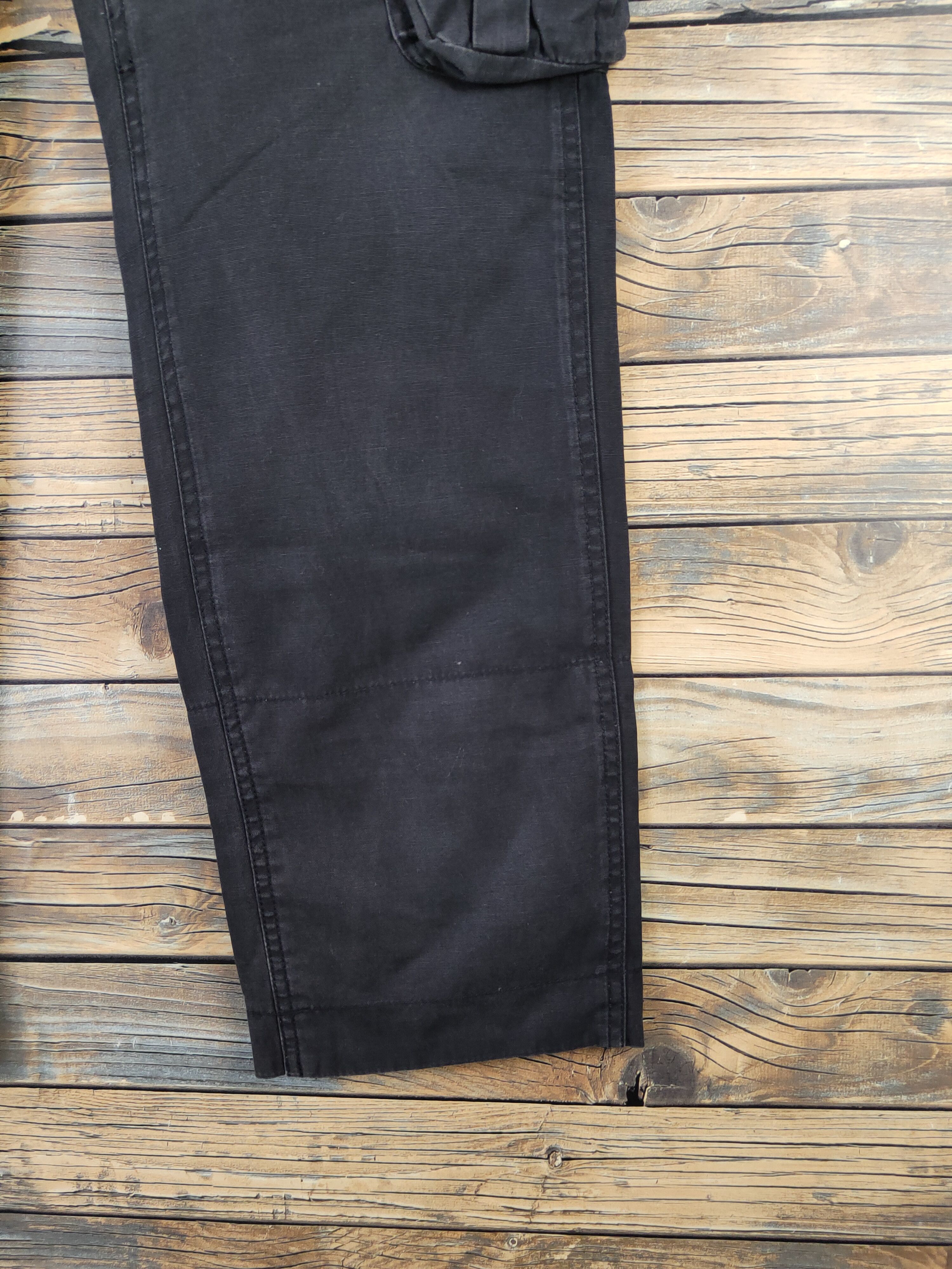 Japanese Brand DL Neutral infinity Black Multipocket Cargo Pants #1962 Size US 32 / EU 48 - 6 Thumbnail