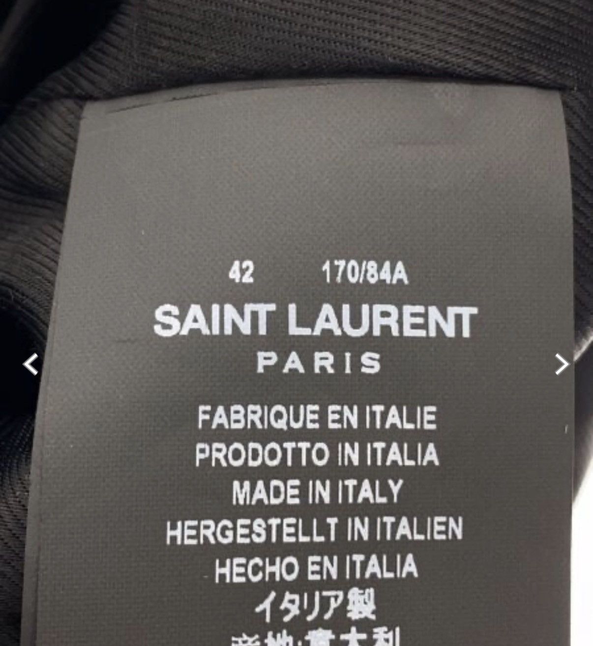 Saint Laurent Paris Saint Laurent Paris single rider's jacket Size US XS / EU 42 / 0 - 5 Thumbnail