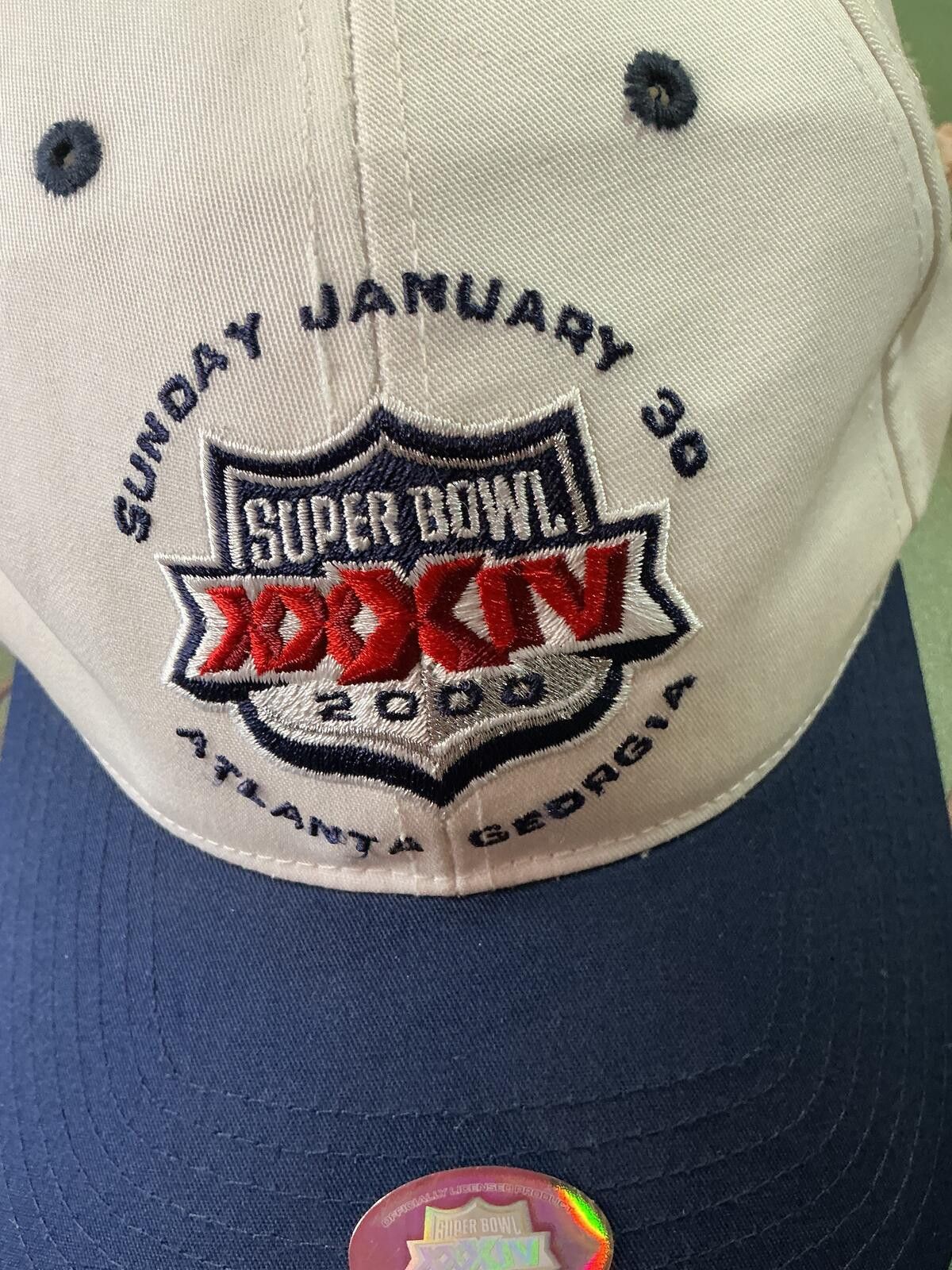 Twins Enterprise Inc. Vintage Super Bowl 2000 Atlanta Georgia Snapback Hat NFL Size ONE SIZE - 6 Thumbnail