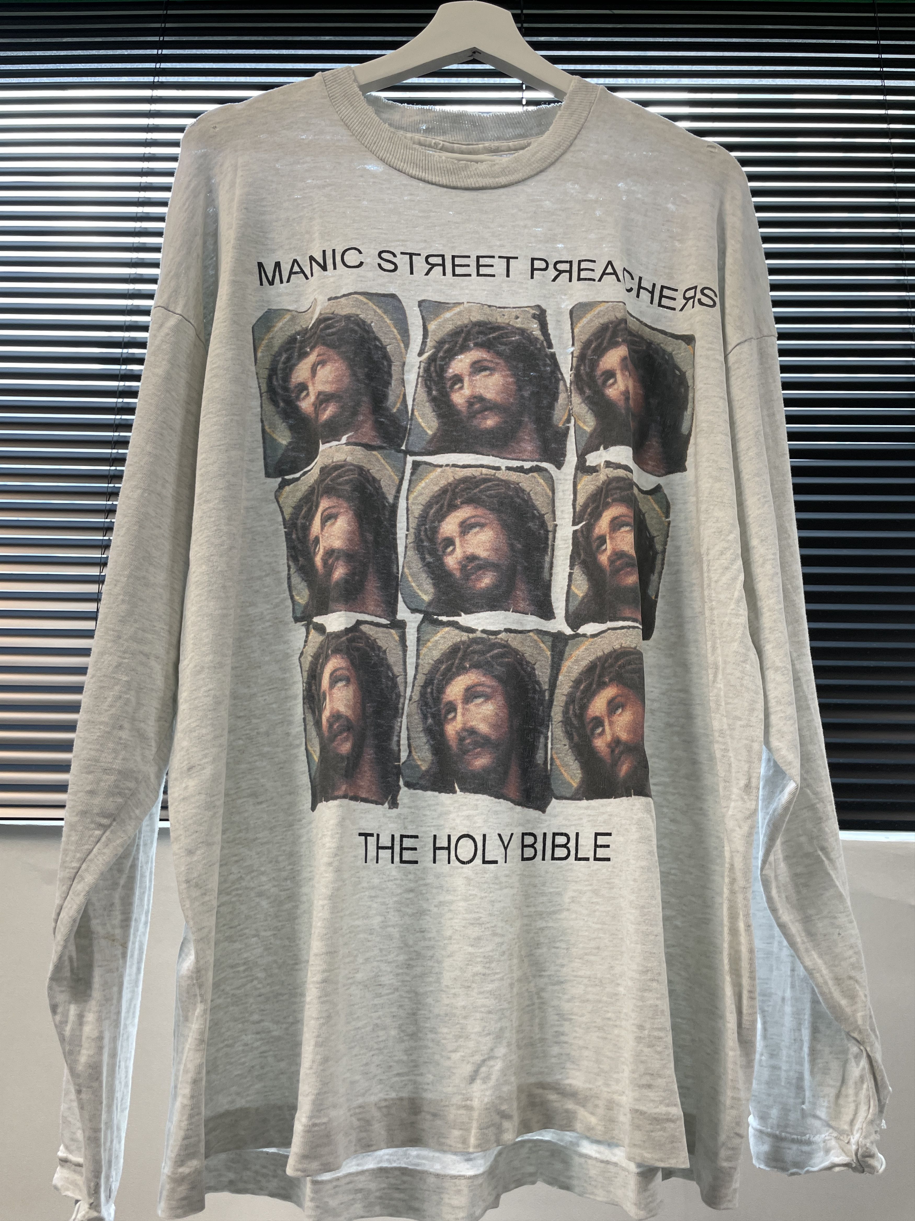 Band Tees 1994 Manic Street Preachers 'The Holy Bible' long sleeve Size US XL / EU 56 / 4 - 2 Thumbnail