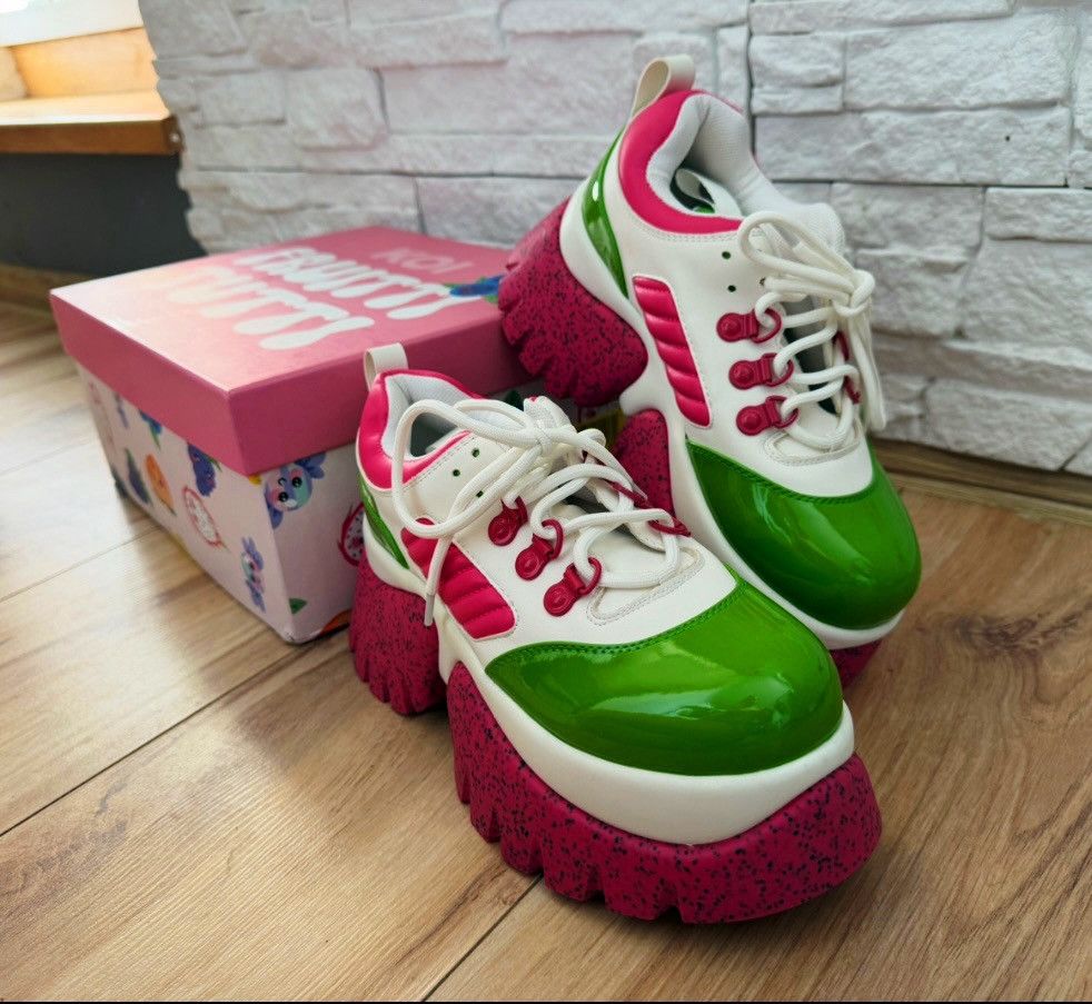 Designer DAZZLEBERRY DRAGON TRAINERS Koi Footwear Size US 7 / IT 37 - 1 Thumbnail