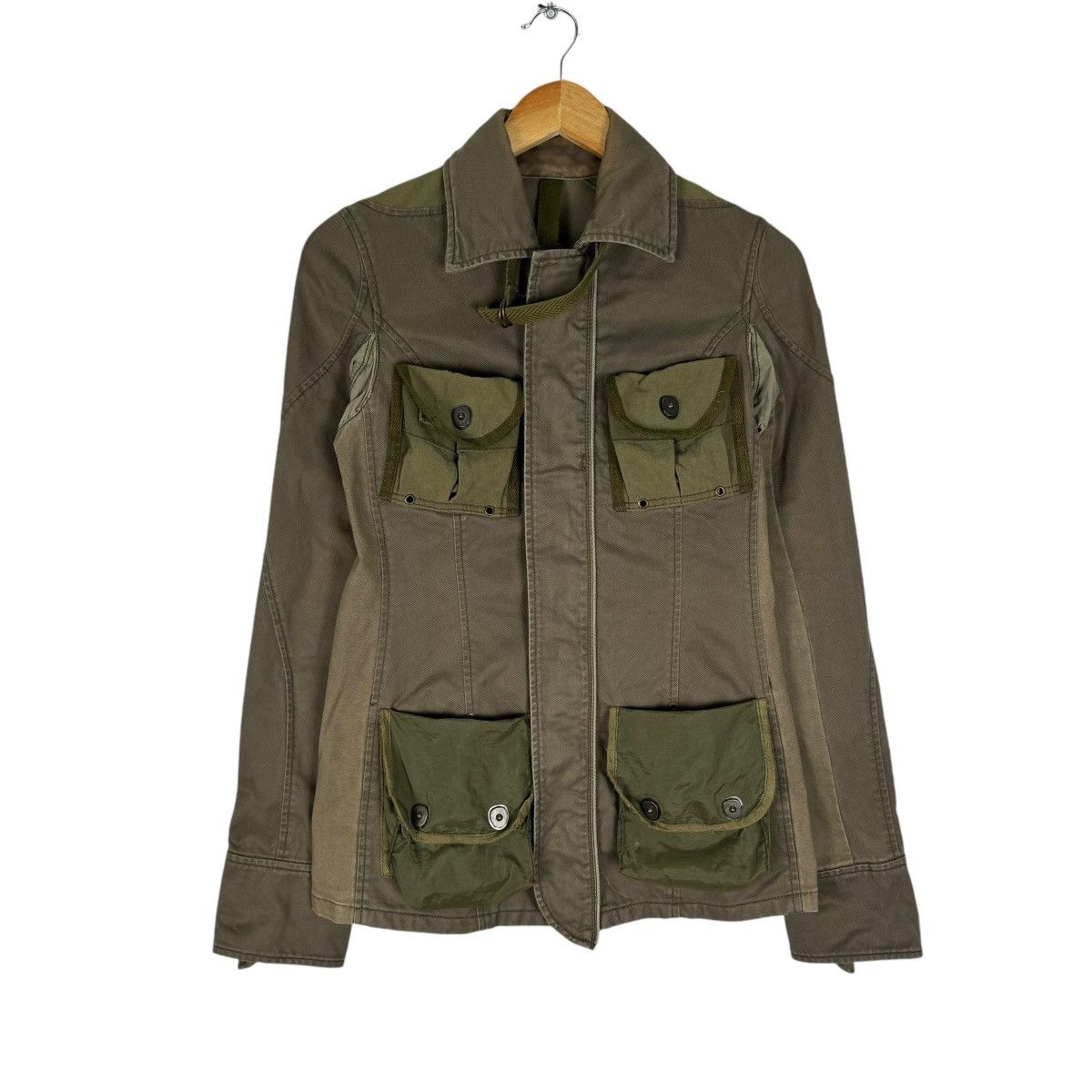 Le Grande Bleu (L.G.B.) ⚡️L.G.B SOLDIERS MULTI POCKET MILITARY JACKET Size US S / EU 44-46 / 1 - 2 Thumbnail