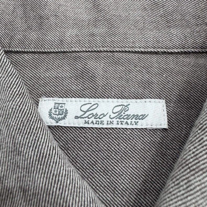 Loro Piana LORO PIANA A shirt with pockets on the chest Size US S / EU 44-46 / 1 - 2 Thumbnail