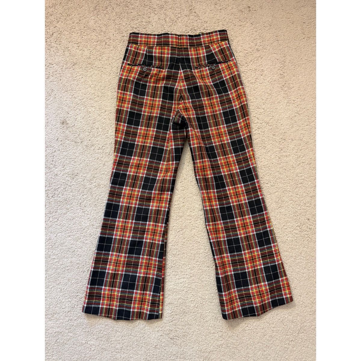 Vintage VINTAGE PLAID FLARE PANTS Size US 32 / EU 48 - 4 Thumbnail