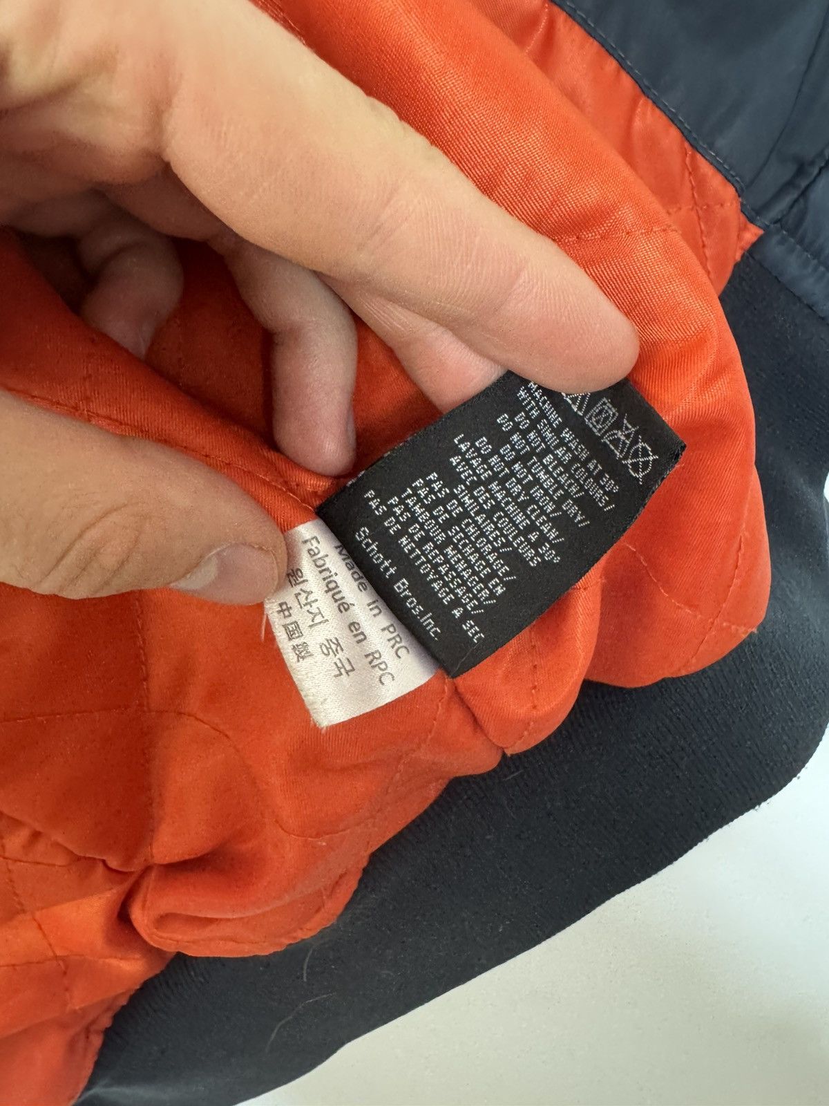 Schott Schott Ma1 Flyer Vintage Nylon Bomber Jacket BoxyFit Army Size US L / EU 52-54 / 3 - 6 Thumbnail