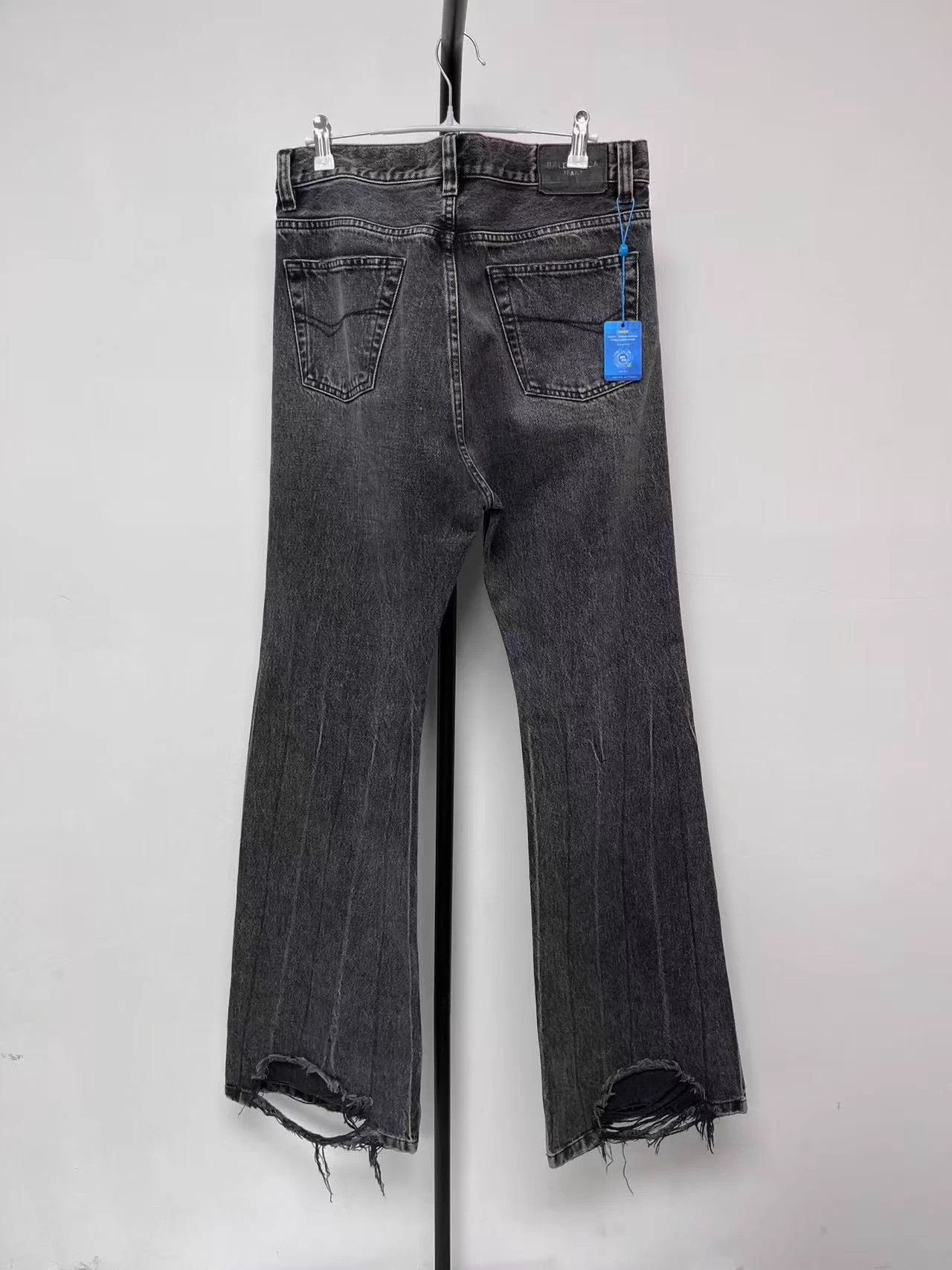 Balenciaga Balenciaga The Lost Tape Flare Jeans Black XS Size US 26 / EU 42 - 2 Thumbnail