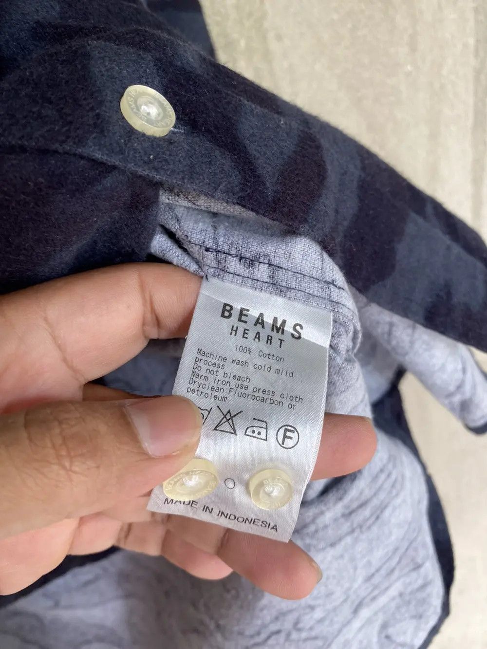 Beams Plus Japanese Brand Beams Heart Military Design Flannel Shirt Size US S / EU 44-46 / 1 - 6 Thumbnail