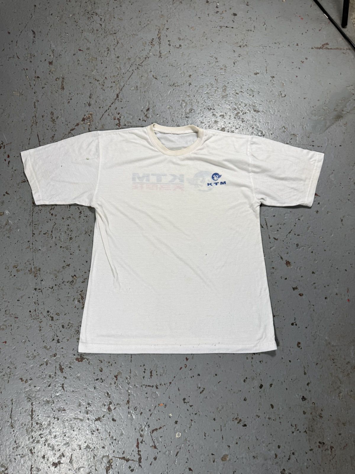 Other Vintage Ktm Racing White Japenese Tee Shirt Size US M / EU 48-50 / 2 - 10 Thumbnail