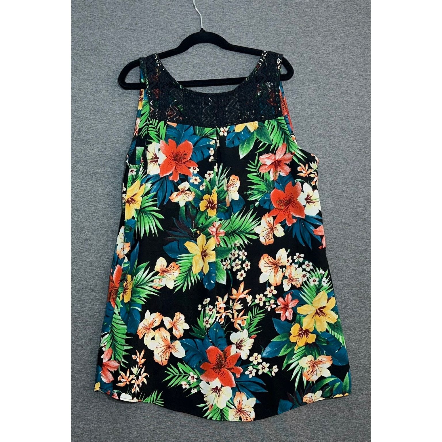 Other A. Byer | Floral Sleeveless Top Polyester | Medium Size M / US 6-8 / IT 42-44 - 2 Thumbnail