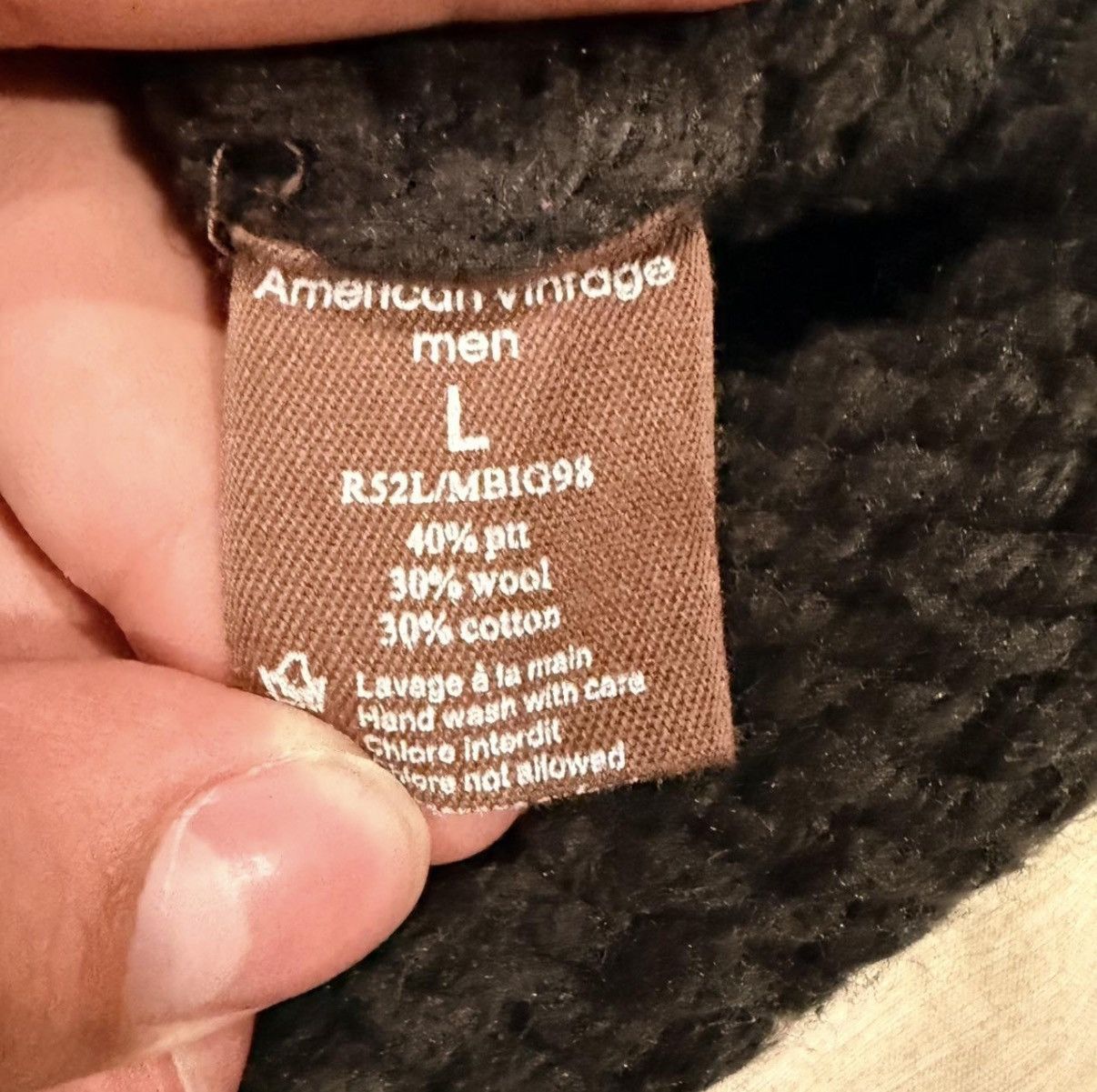 Other American Vintage Brand Mens Wool Cardigan Size US L / EU 52-54 / 3 - 3 Thumbnail