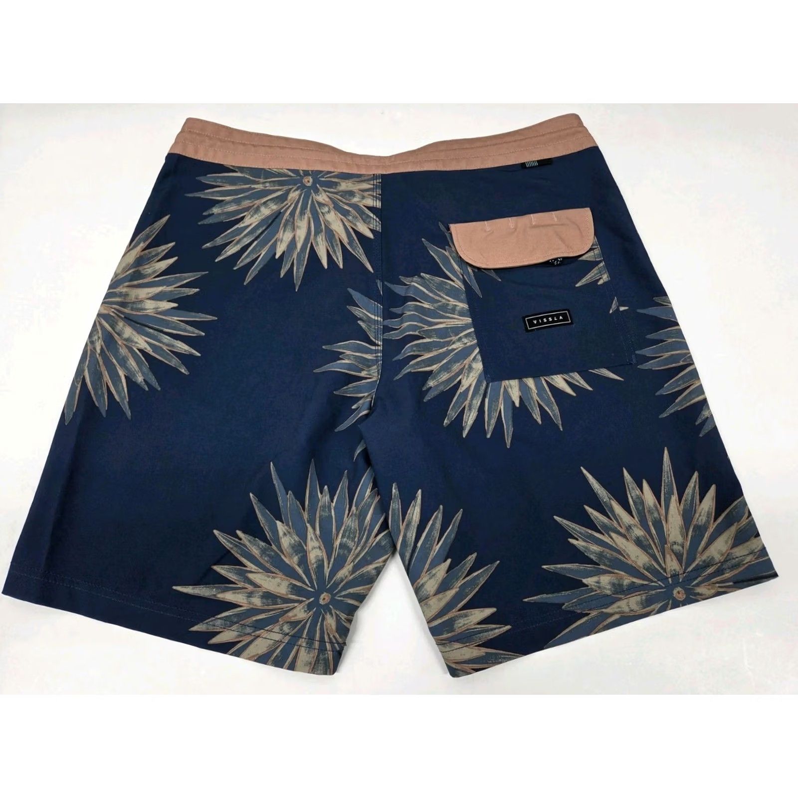 Vissla Vissla Board Shorts Mens 34 Upcycle Coconut Stretch Multicolor Floral Quick Dry Back Pocket Drawstring Beach Bum Surfing Recreational Mens Size US 34 / EU 50 - 2 Thumbnail