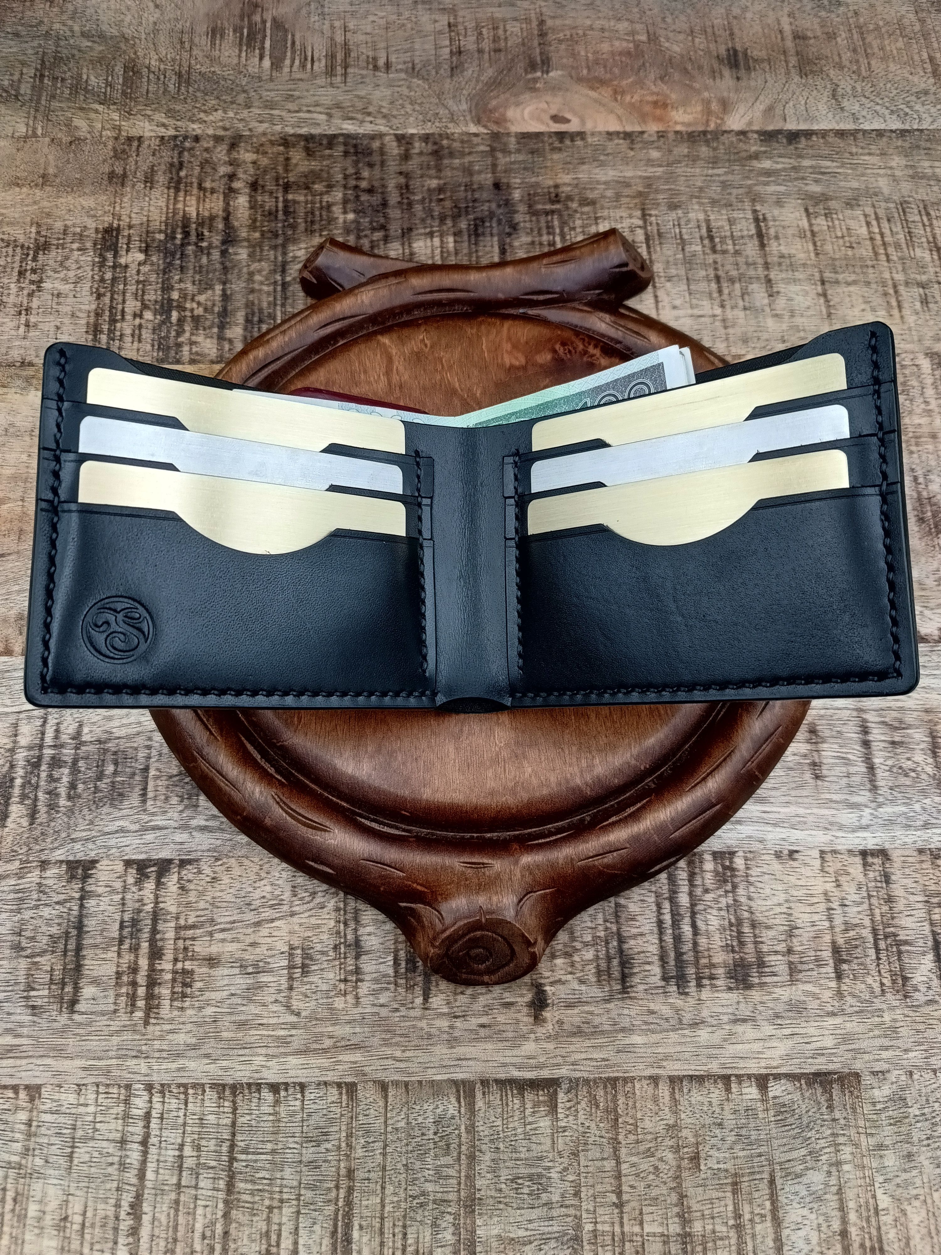 Other Handmade top grain leather wallet cardholder Size ONE SIZE - 5 Thumbnail