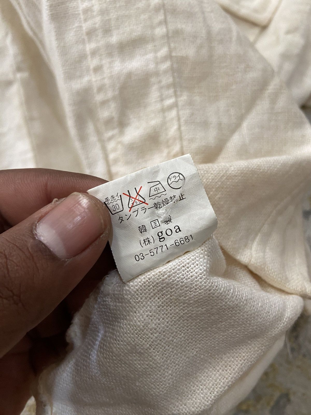 GOA GOA GOA SHIRT LINEN STYLISH Size S / US 4 / IT 40 - 5 Thumbnail