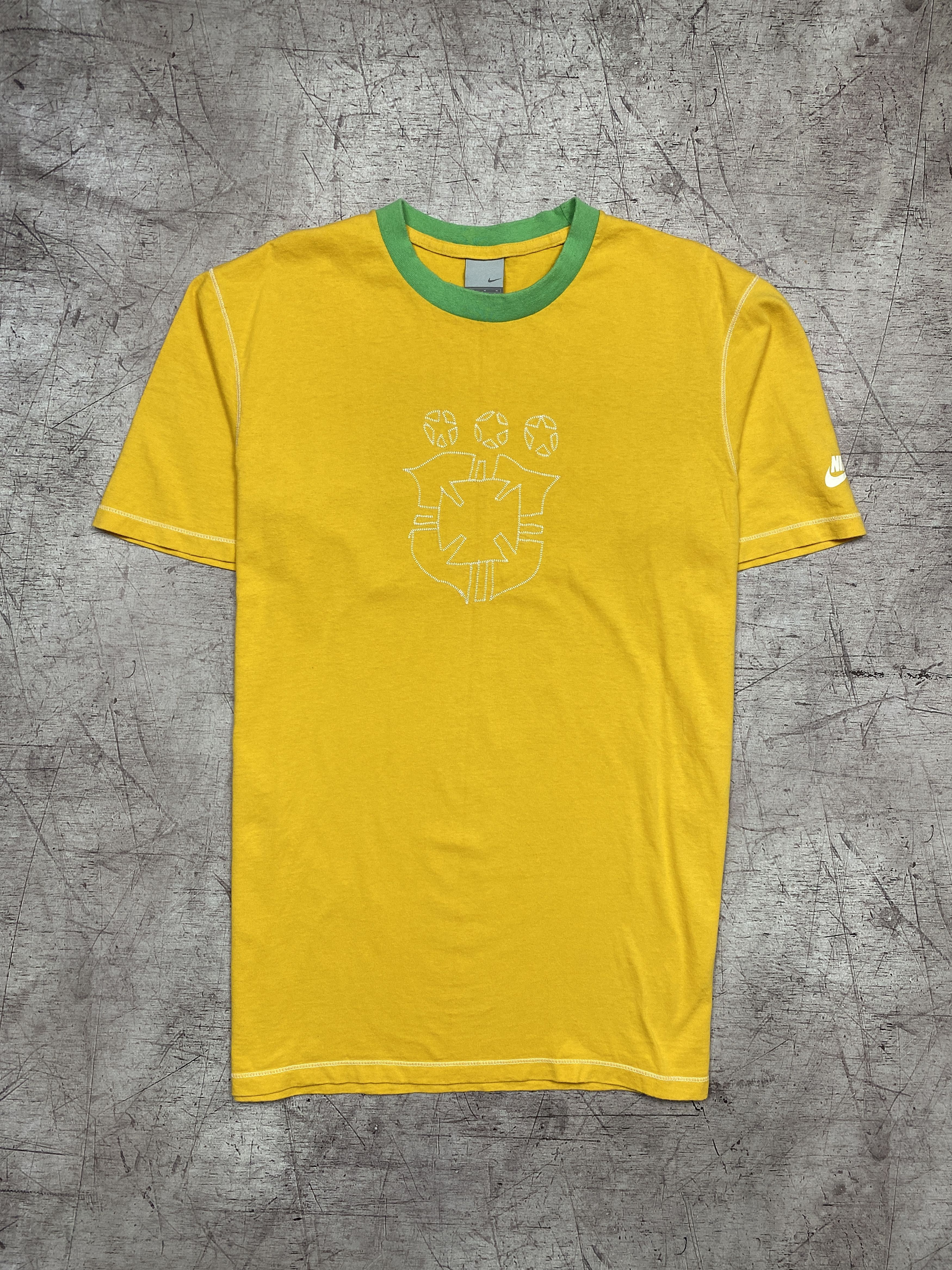 Nike × Vintage Nike Brasil Vintage Mens T-Shirt Estadio Azteca Y2K Size US M / EU 48-50 / 2 - 1 Thumbnail