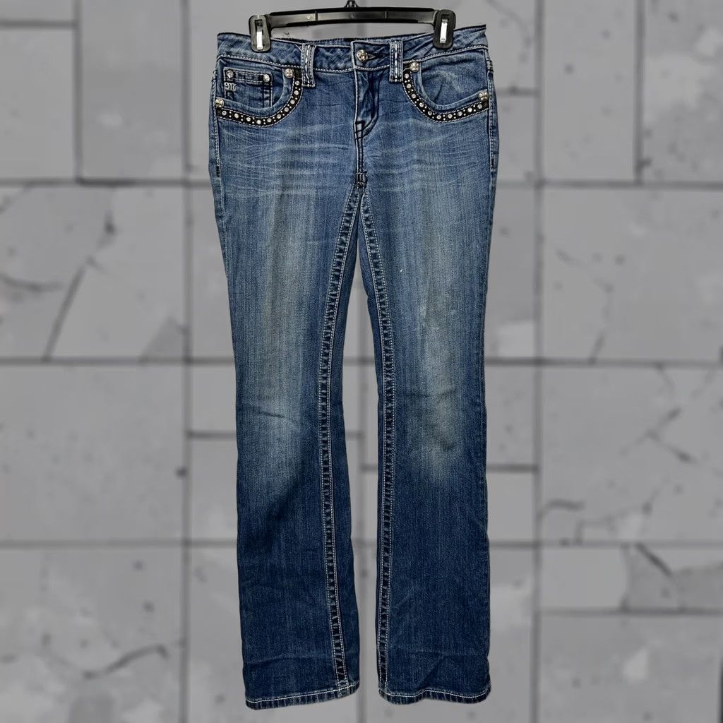 Miss Me Miss Me Boot Blue Jeans Womens Size 28 34” Inseam Size 28" / US 6 / IT 42 - 1 Thumbnail