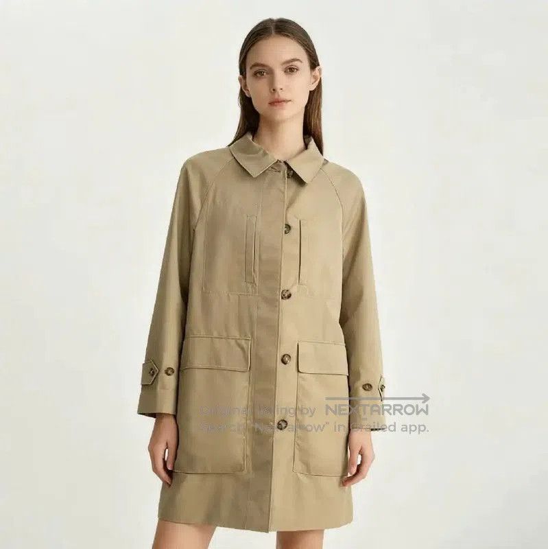 Burberry Burberry Brown Cotton Ladies Trench Coat. Size M / US 6-8 / IT 42-44 - 7 Thumbnail