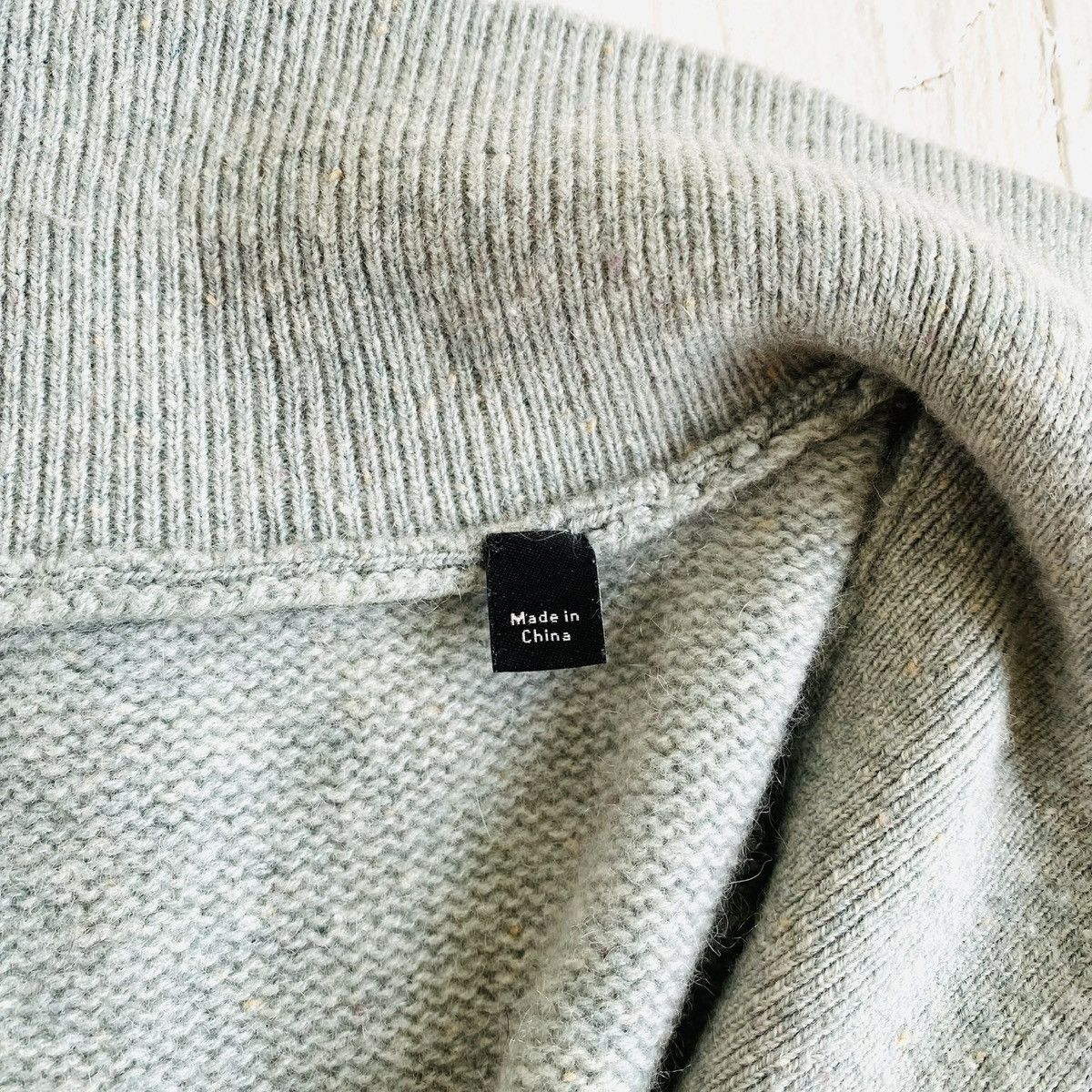 Vince Vince Melange 1/4 zip cashmere wool sweater Size US M / EU 48-50 / 2 - 3 Thumbnail