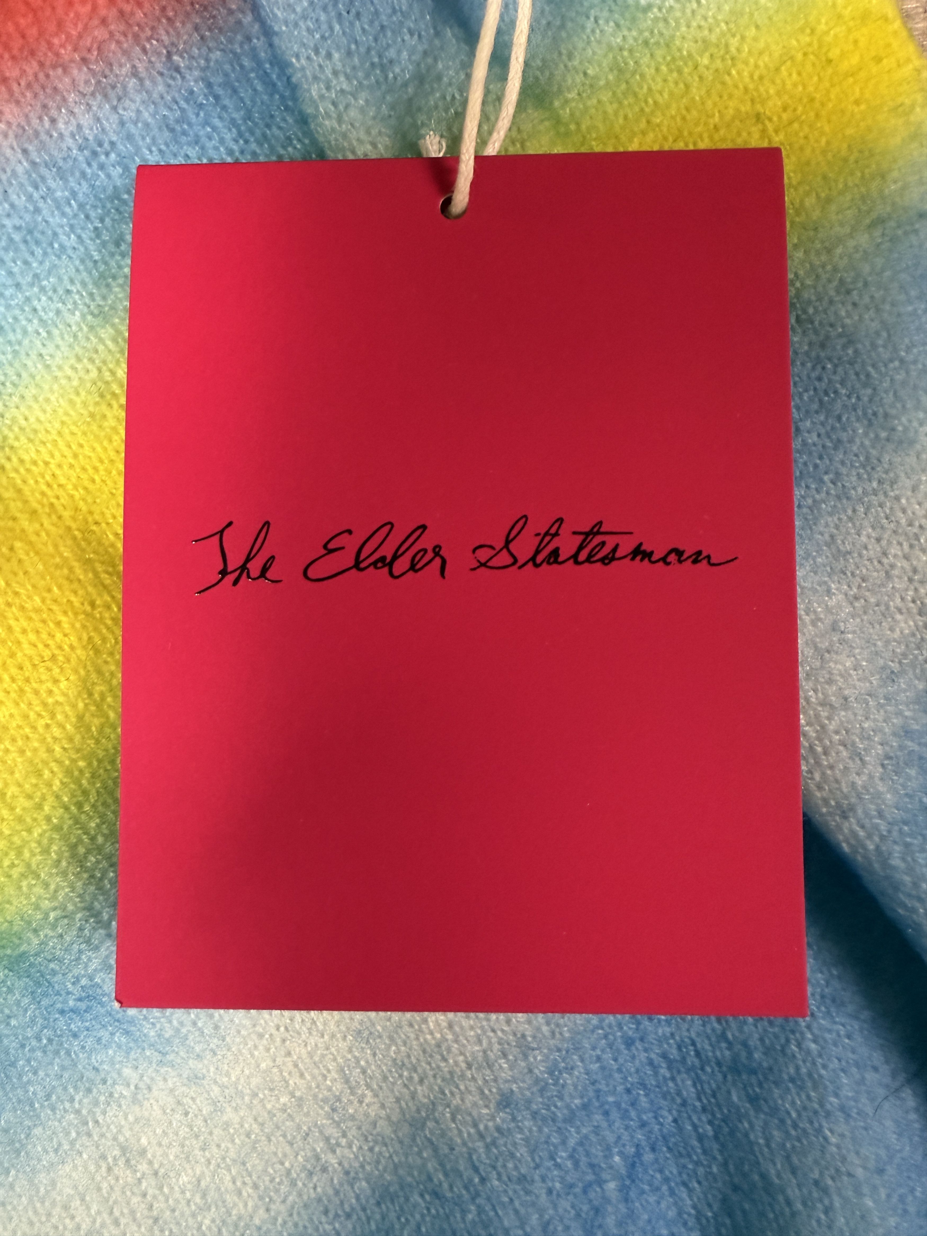 The Elder Statesman $2295 The Elder Statesman Graffiti Crewneck Sweater Size US S / EU 44-46 / 1 - 11 Thumbnail