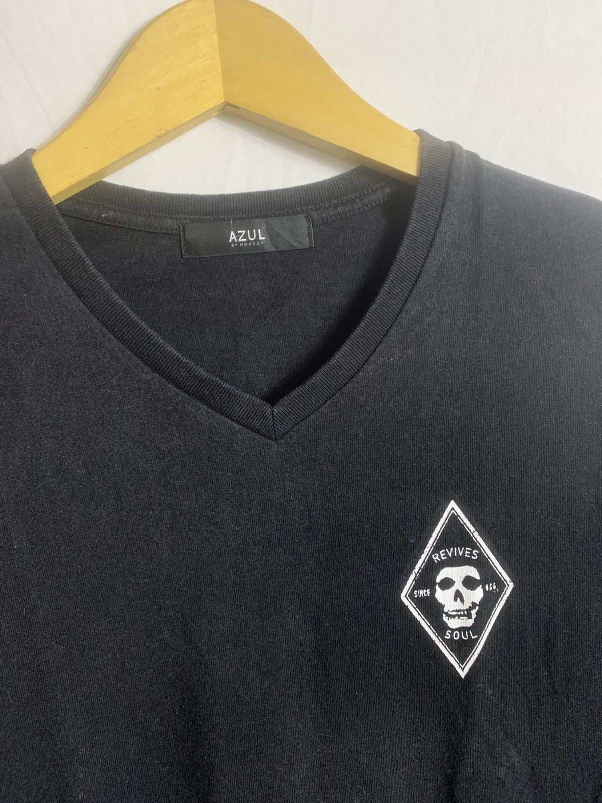 Japanese Brand Japanese Azul skulls longsleve Size US S / EU 44-46 / 1 - 6 Thumbnail
