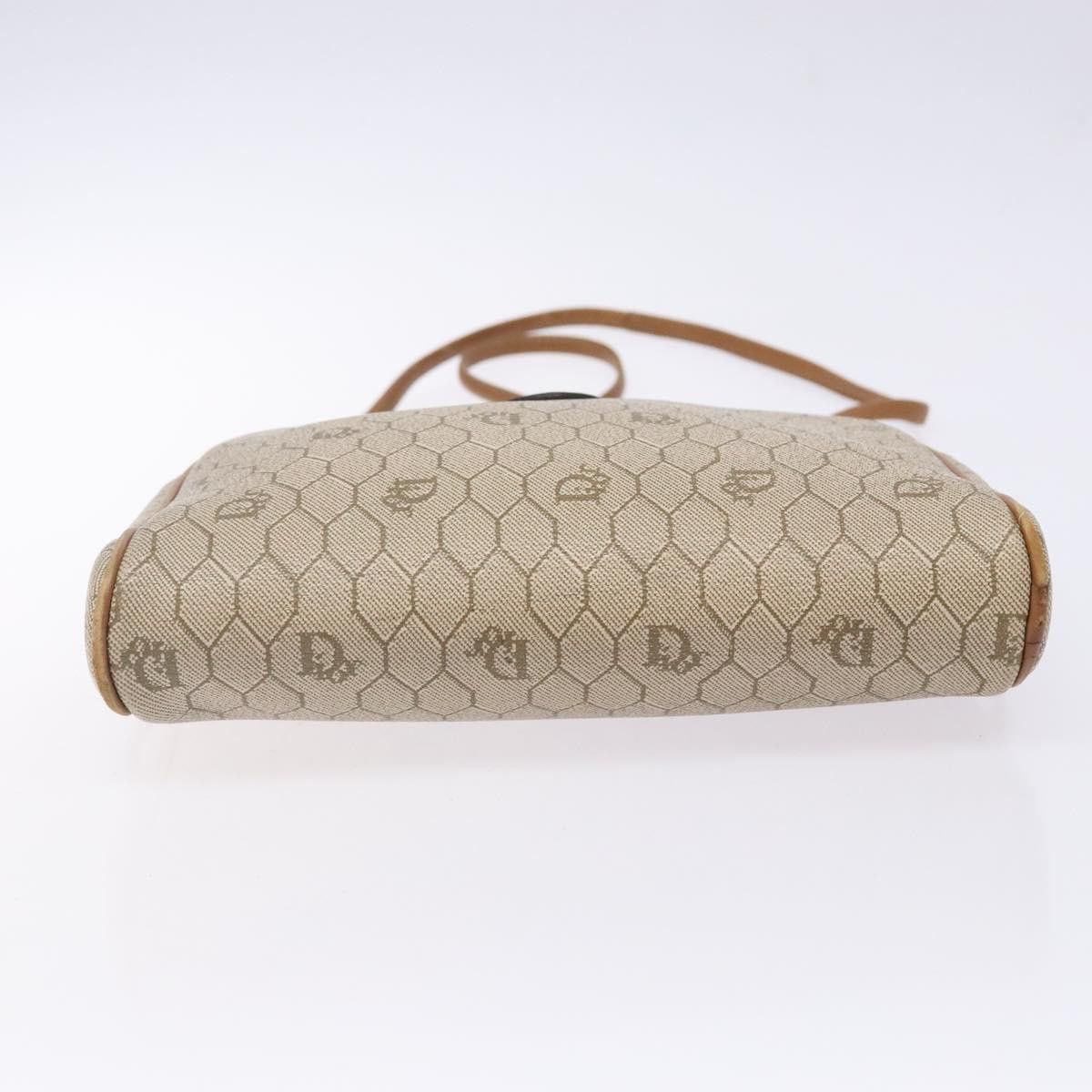 Dior DIOR Honeycomb Canvas Shoulder Bag Pvc Beige Gold Size ONE SIZE - 9 Thumbnail