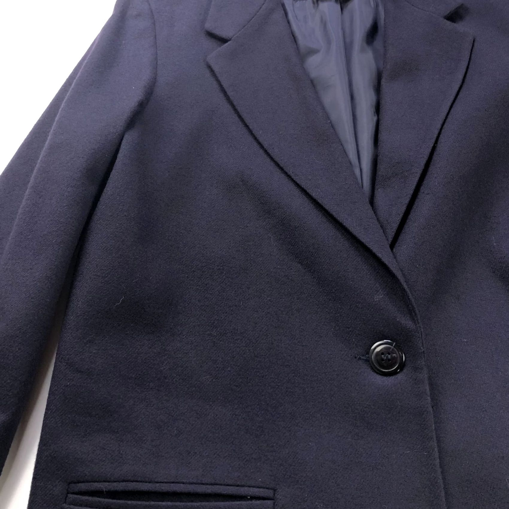 Vintage Sag Harbor Jacket Purple 100% Wool Size 12 Single Button Blazer Women Vintage Blazer Jacket Slim Regular Fit Solid Wool Cardigan? Size XL / US 12-14 / IT 48-50 - 3 Thumbnail