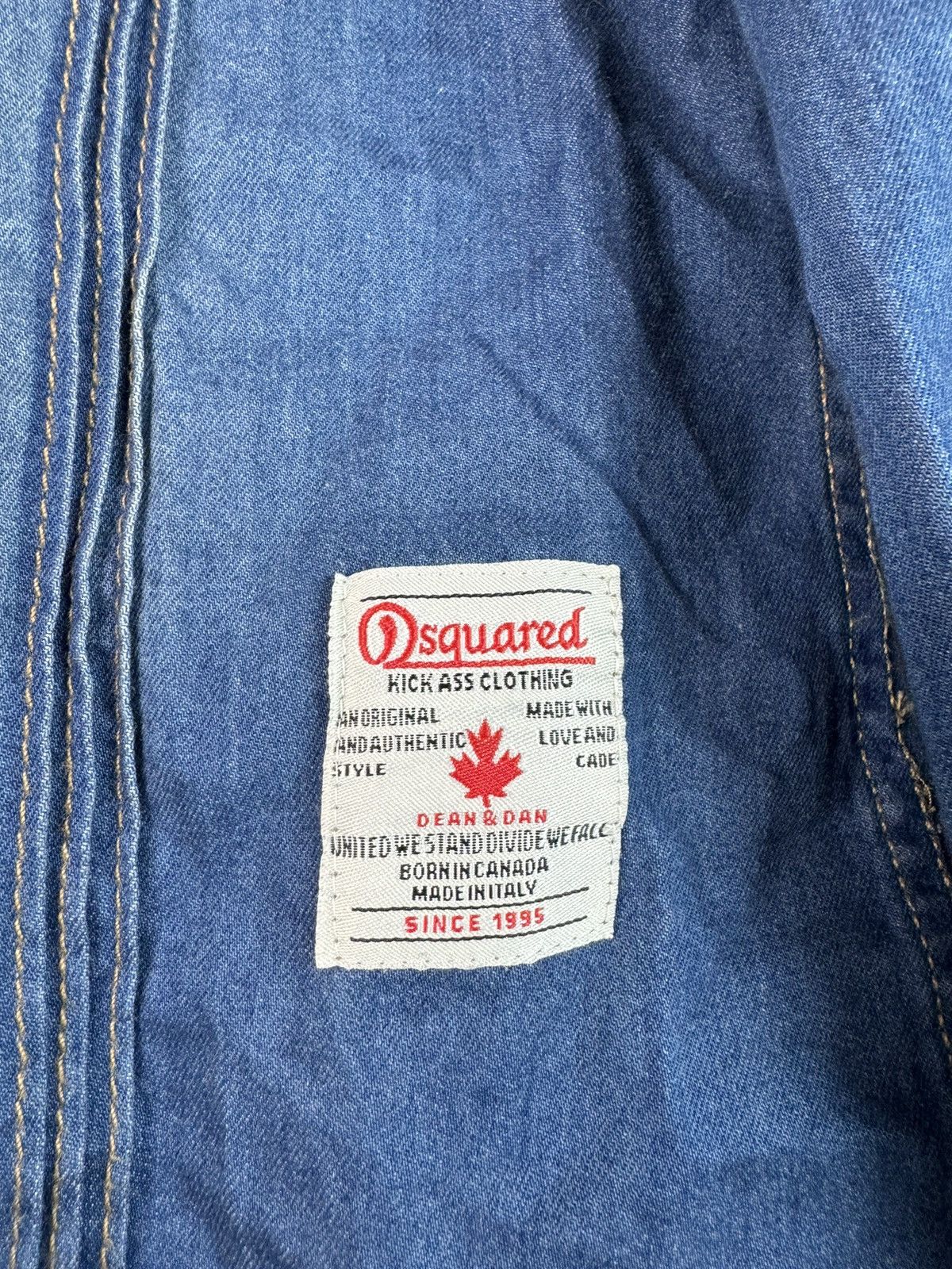 Dsquared2 Dsquared2 Denim Jeans Shirt Button Size US M / EU 48-50 / 2 - 4 Thumbnail