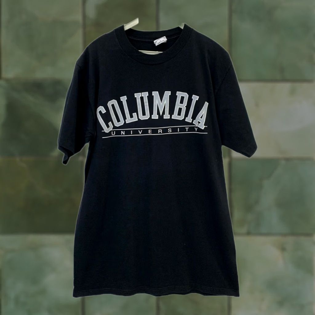 Vintage VINTAGE Columbia University T-Shirt Large Black Gear For Sports Made in USA Ivy Size US L / EU 52-54 / 3 - 1 Thumbnail