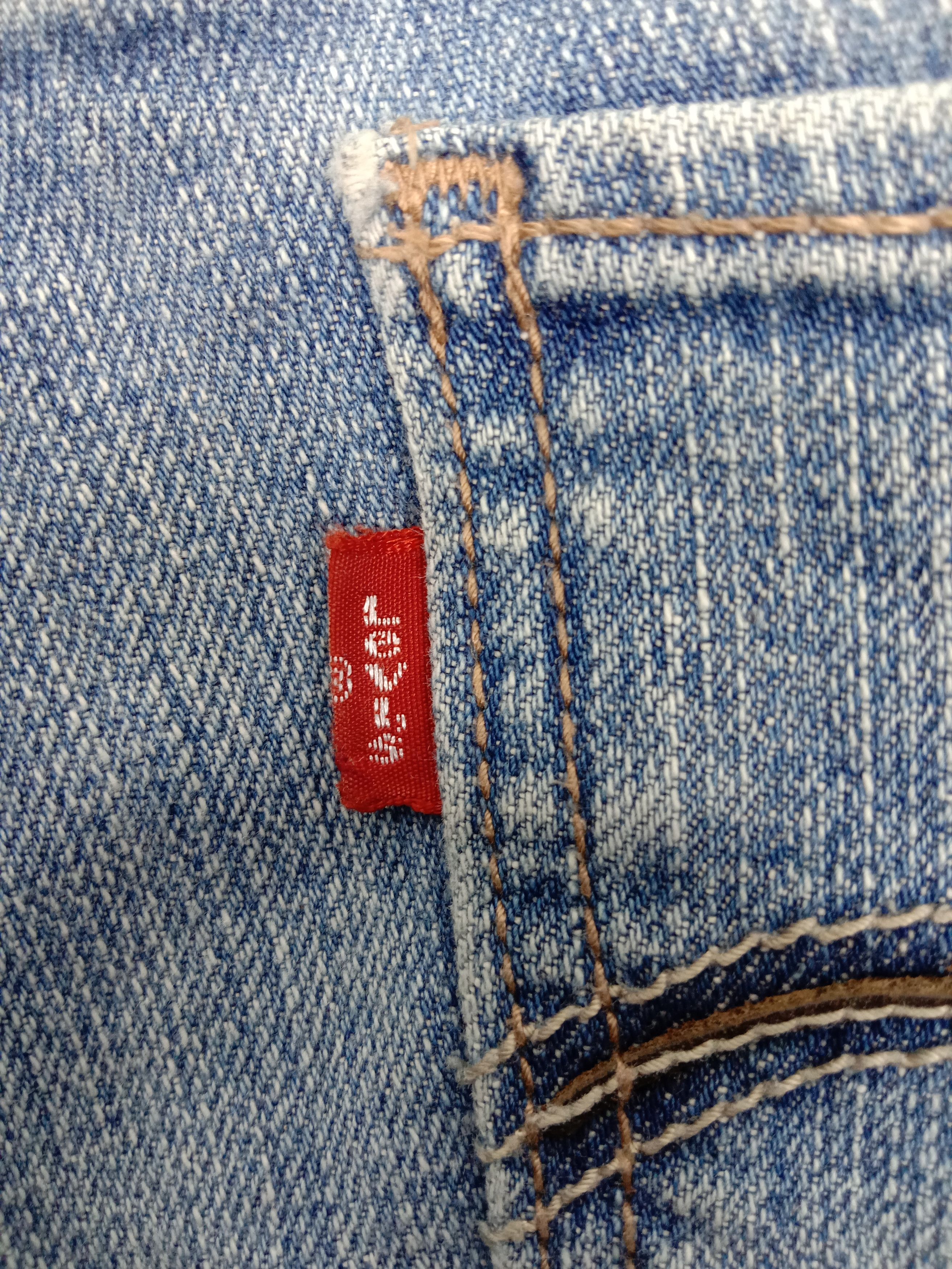 Levi's Vintage Levi's 524 Flare Jeans Faded Blue Denim Size 31" - 13 Thumbnail