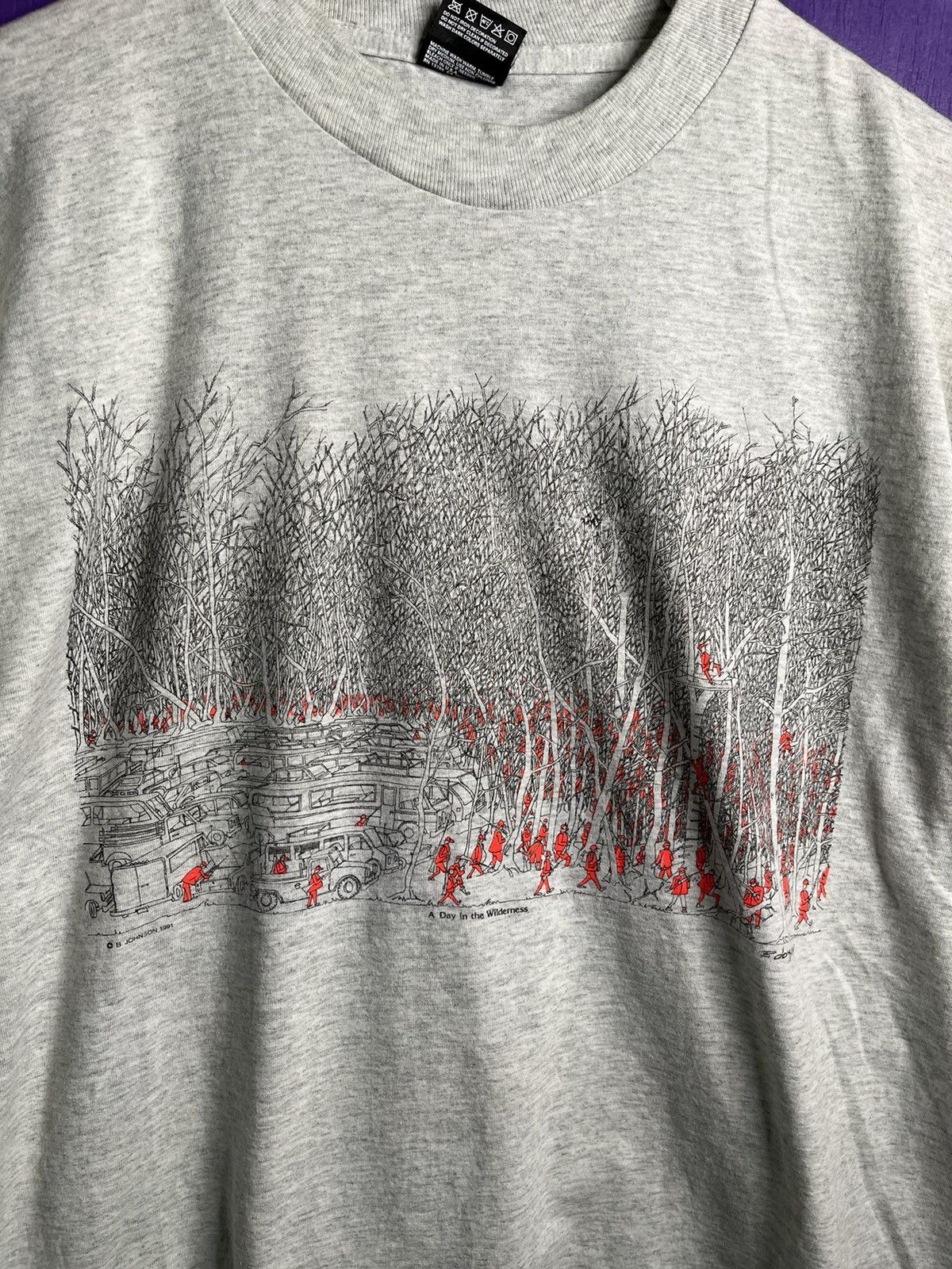 Vintage Vintage 1991 Opening day hunting t-shirt Size US XL / EU 56 / 4 - 3 Thumbnail