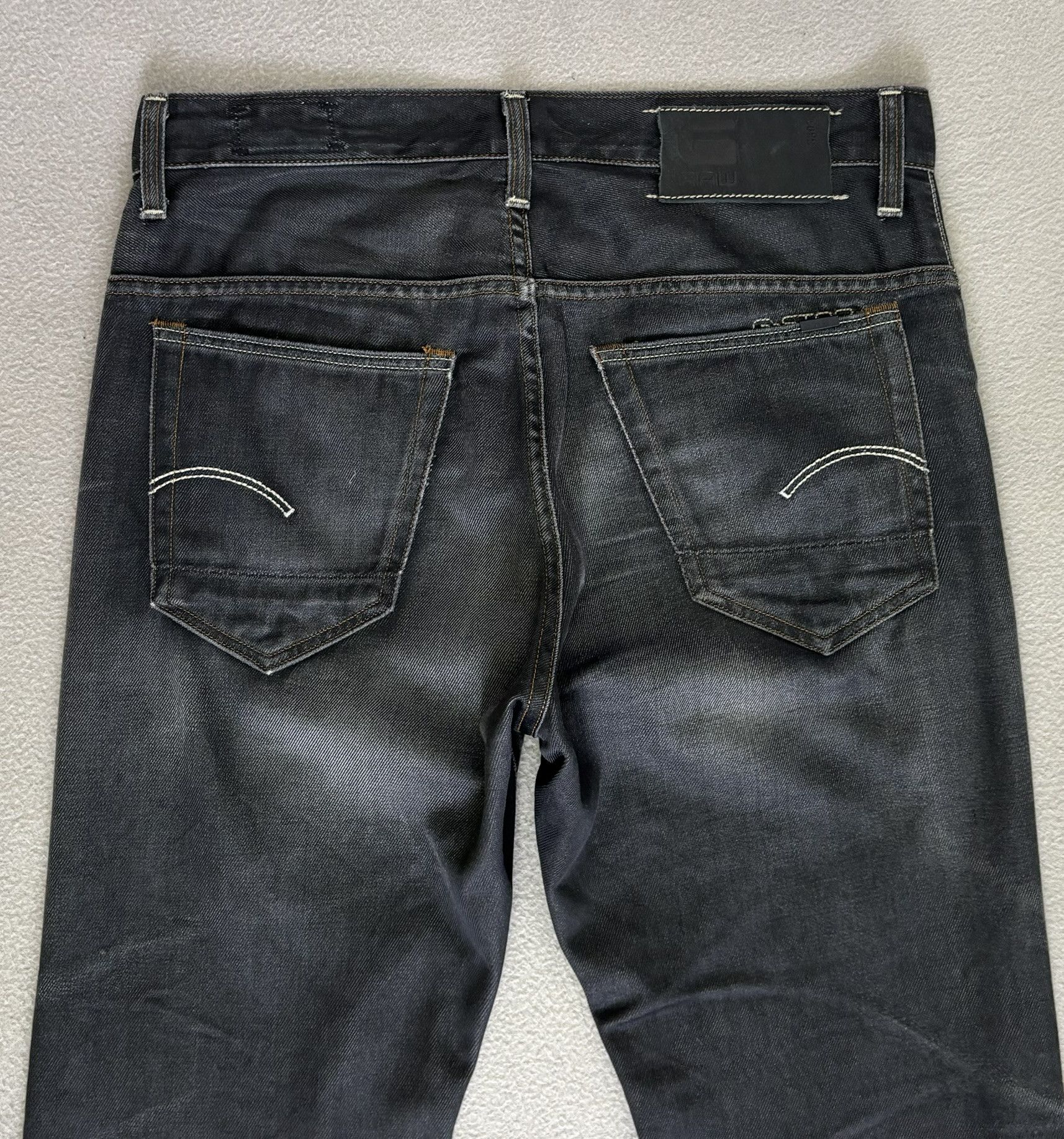 G-Star G-Star Raw 3301 slim fit black jeans size 32-34 Size US 32 / EU 48 - 14 Thumbnail