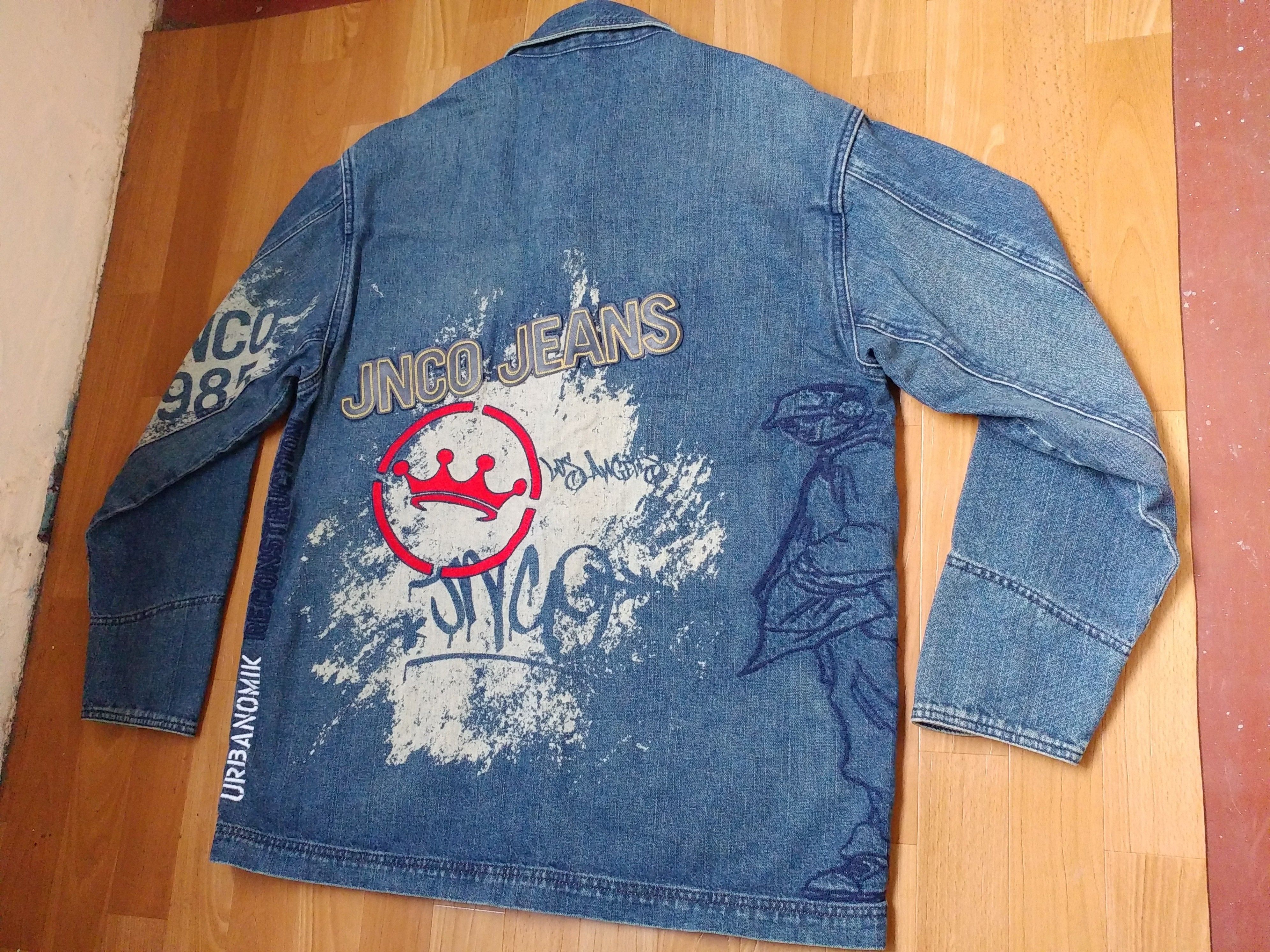 JNCO JNCO jeans jacket, 1990s denim, vintage skater 90s hip hop L Size US L / EU 52-54 / 3 - 4 Thumbnail