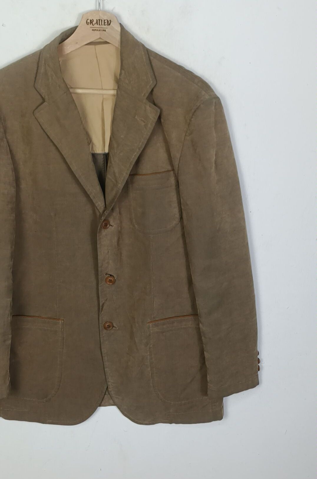 Lanvin Lanvin Collection Coduroy Coat/Blazer Size US M / EU 48-50 / 2 - 6 Thumbnail