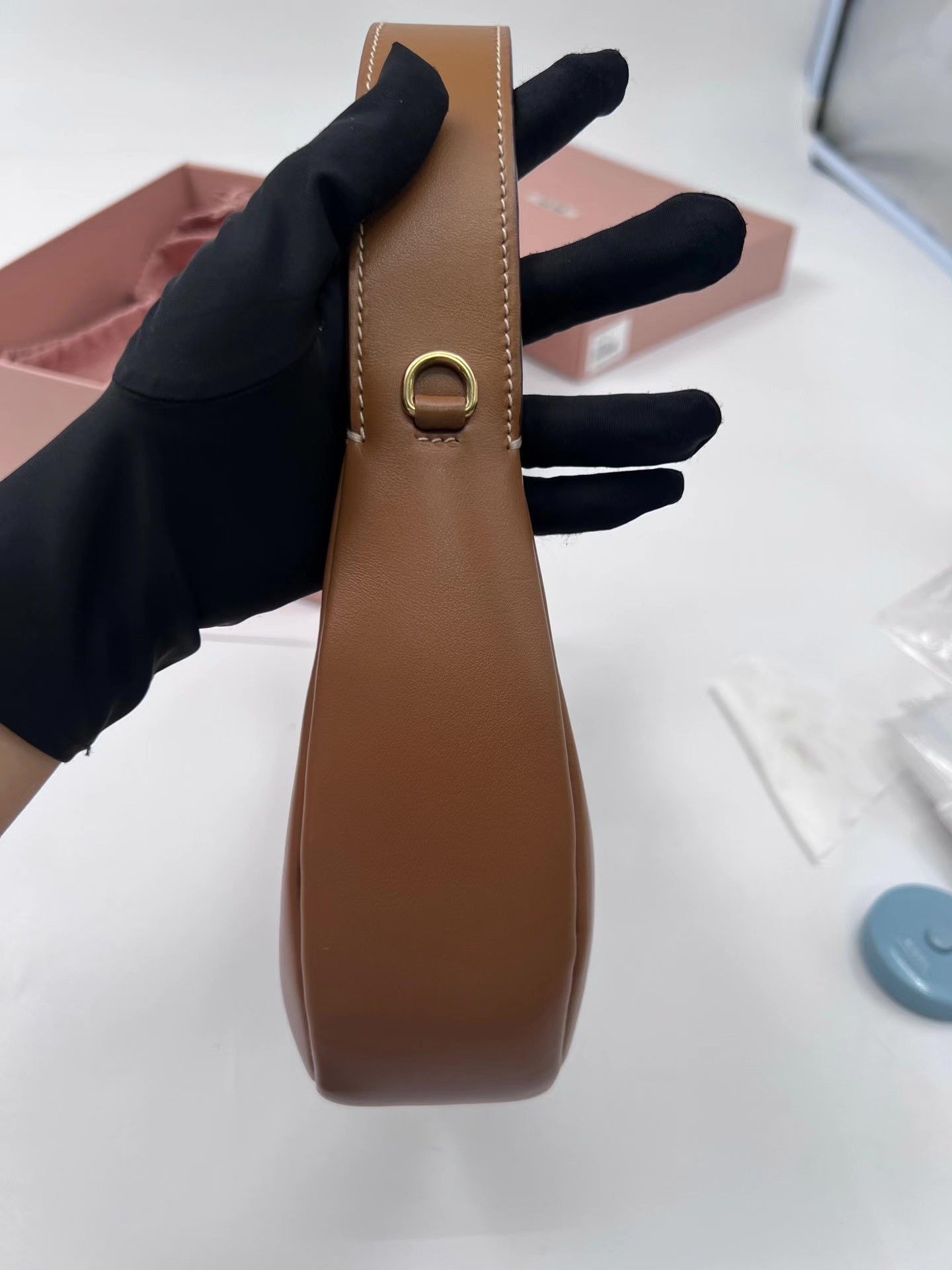 Miu Miu Miu Miu Brown Hobo Bag Size ONE SIZE - 5 Thumbnail