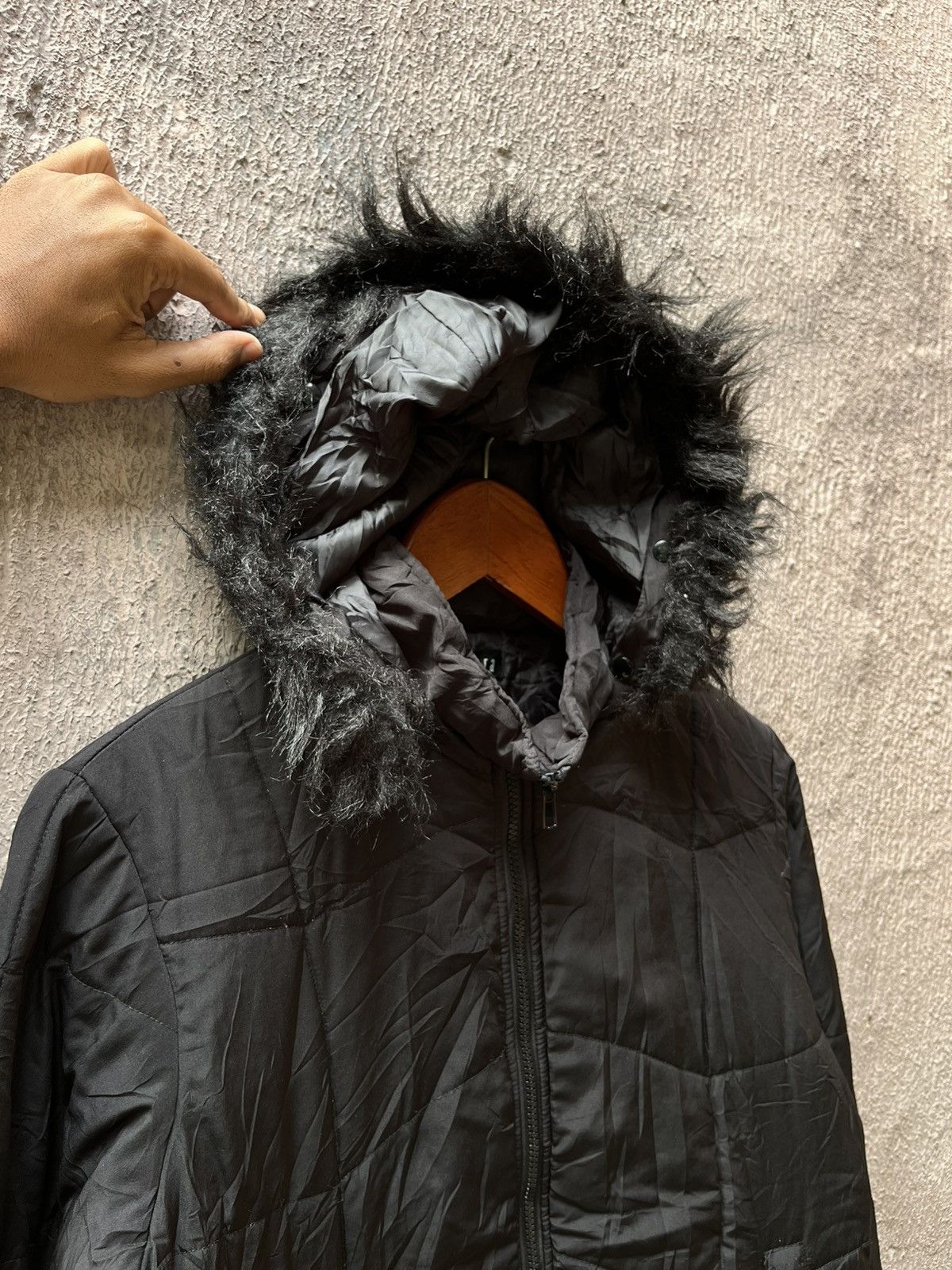 Japanese Brand Japan Pendora Fur Hoodie Size US M / EU 48-50 / 2 - 3 Thumbnail