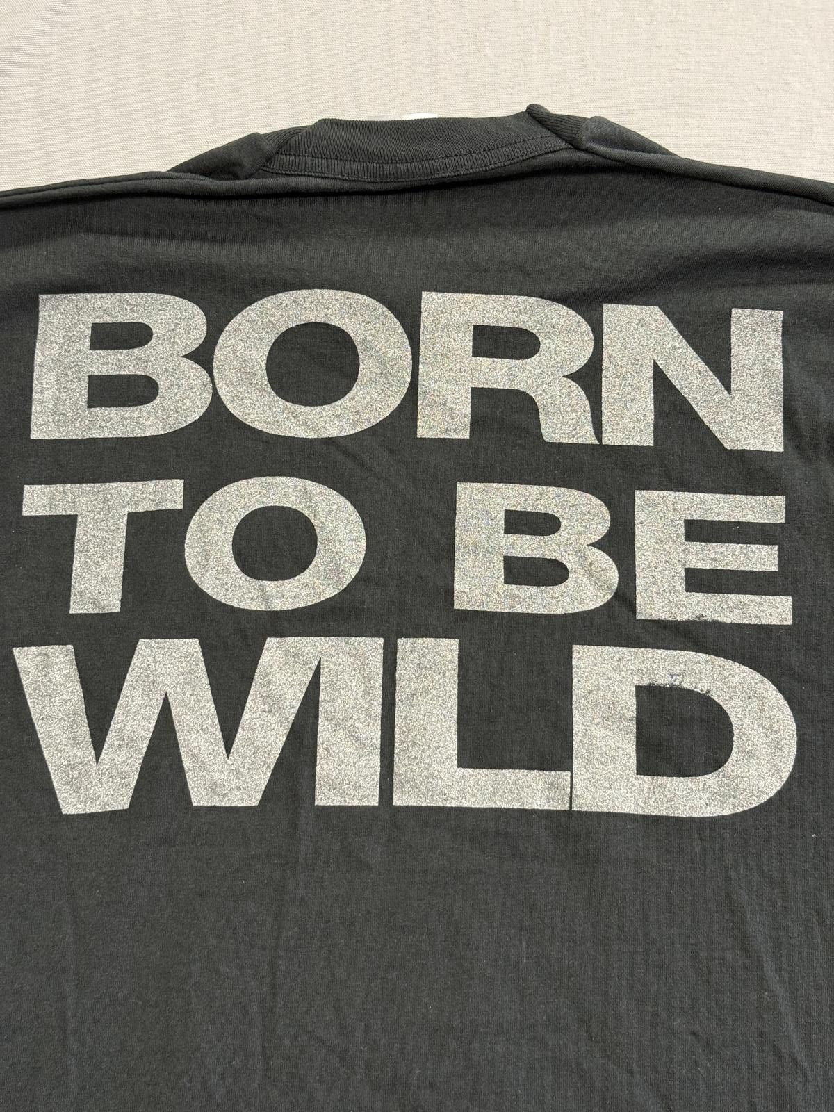 Fruit Of The Loom Vintage Biker T-shitr Born To Be Wild Hamilton Hogs XXL Size US XXL / EU 58 / 5 - 7 Thumbnail