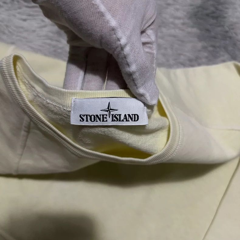 Stone Island Stone Island Crewneck Sweatshirt in Light Yellow -2506 Size US L / EU 52-54 / 3 - 6 Thumbnail