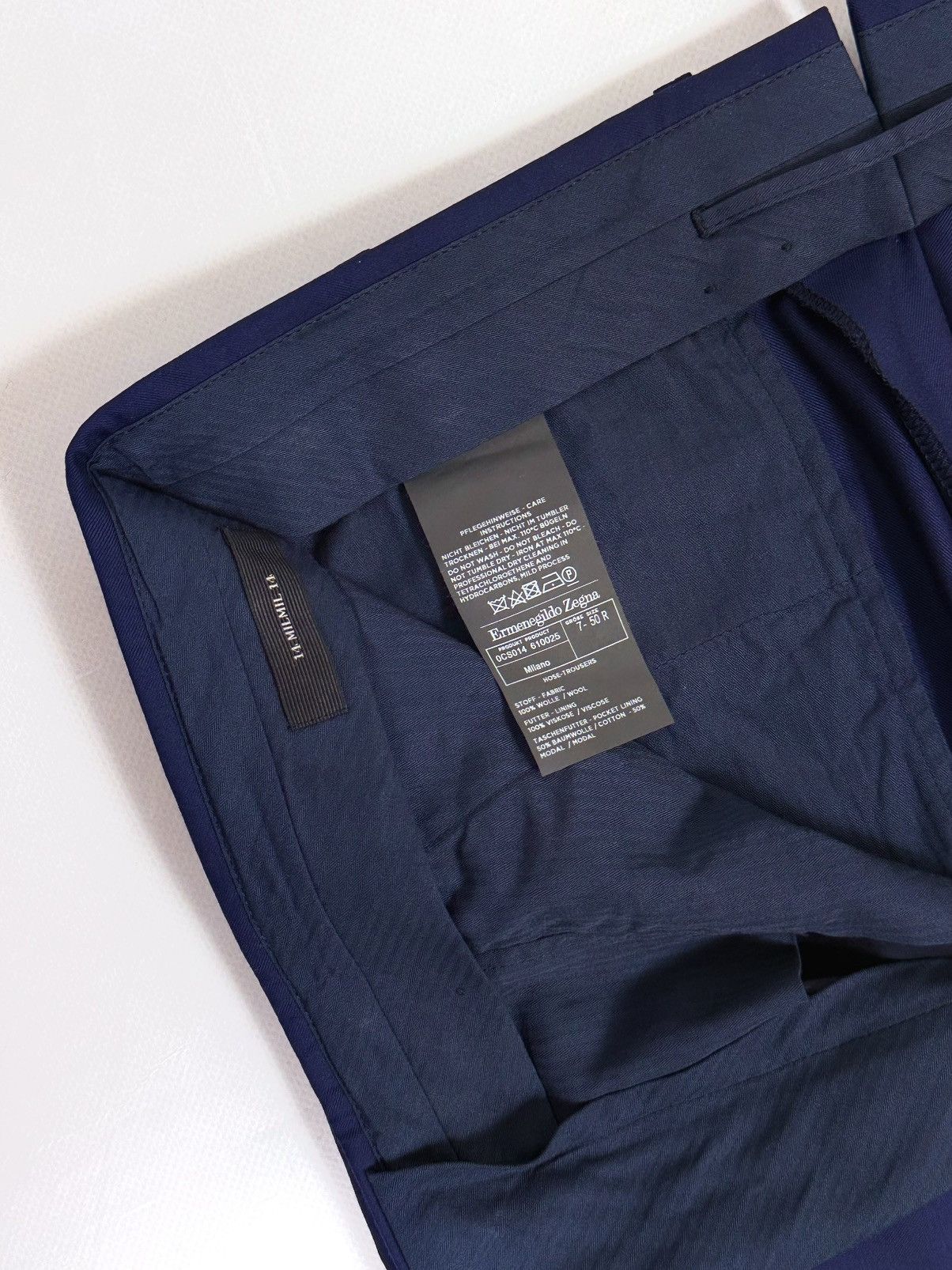 Ermenegildo Zegna Ermenegildo Zegna Wool Straight Trousers Size US 33 - 16 Thumbnail