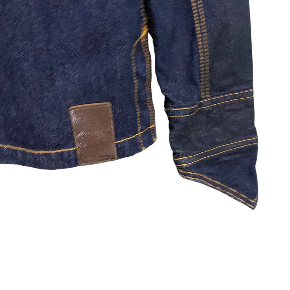 Japanese Brand Denim Bush Jacket Indigo Blue Size US S / EU 44-46 / 1 - 15 Thumbnail